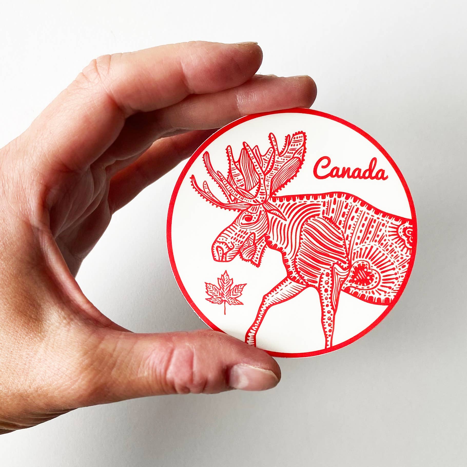 Canada Moose Vinyl Sticker