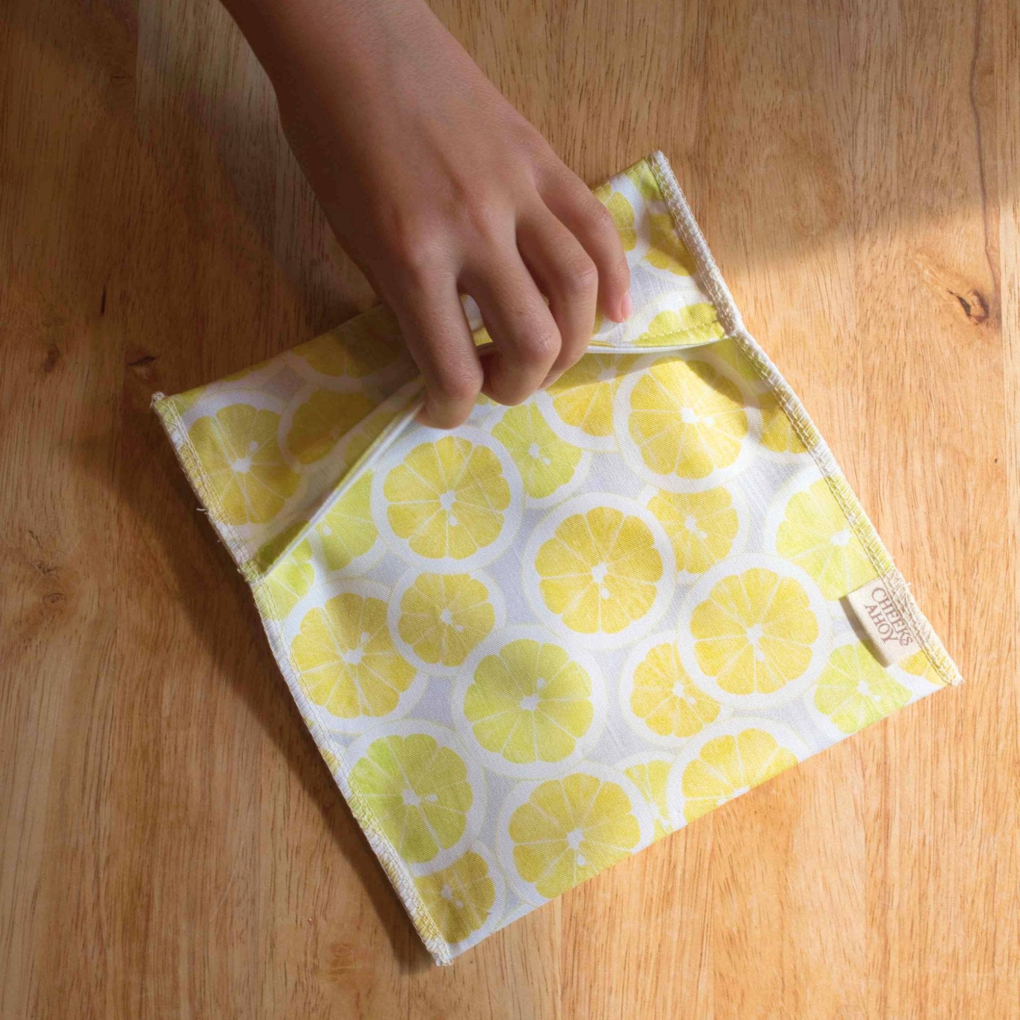 Snack/Sandwich Bag - Fold Over Lemon Slice