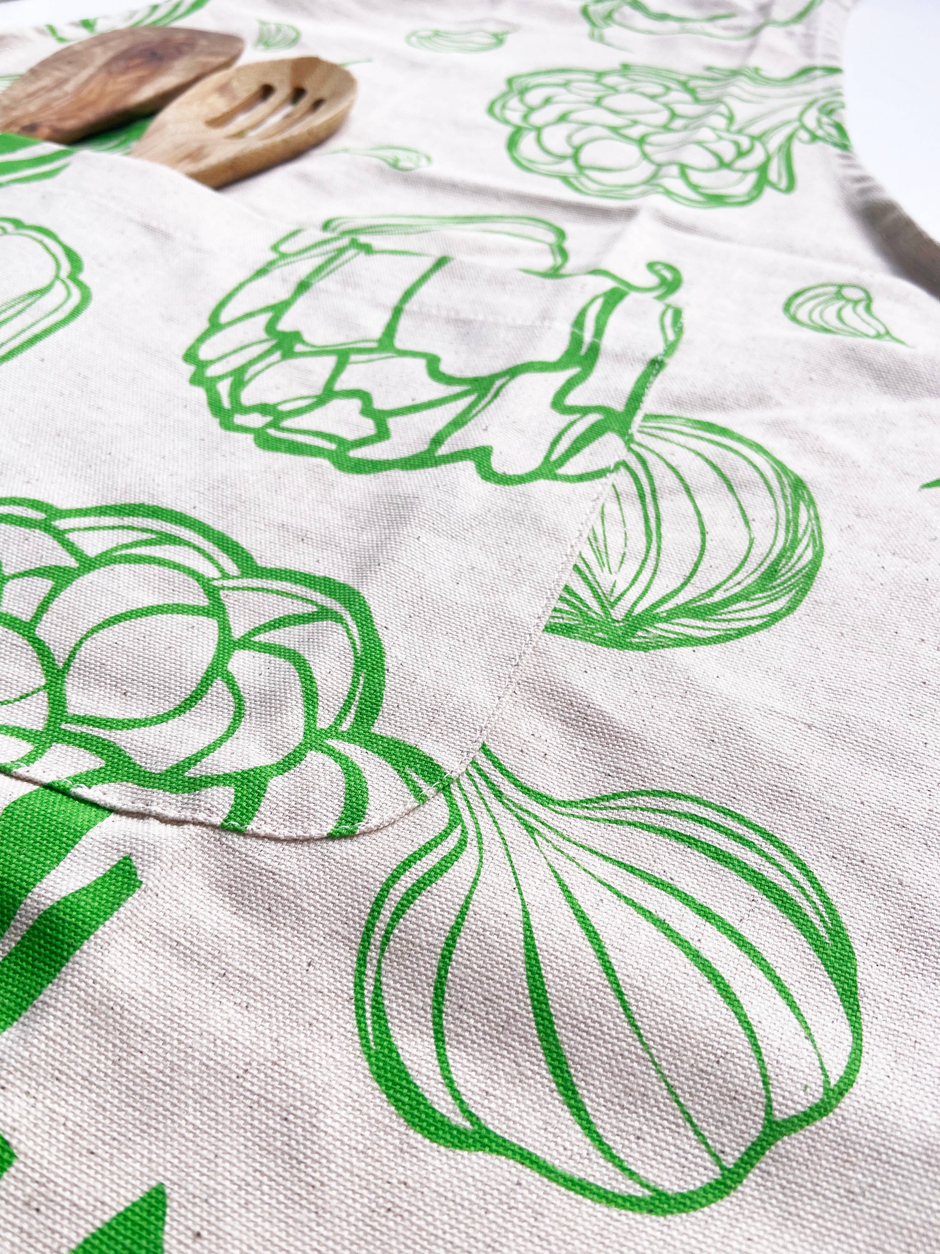Cotton Apron - Vegetables