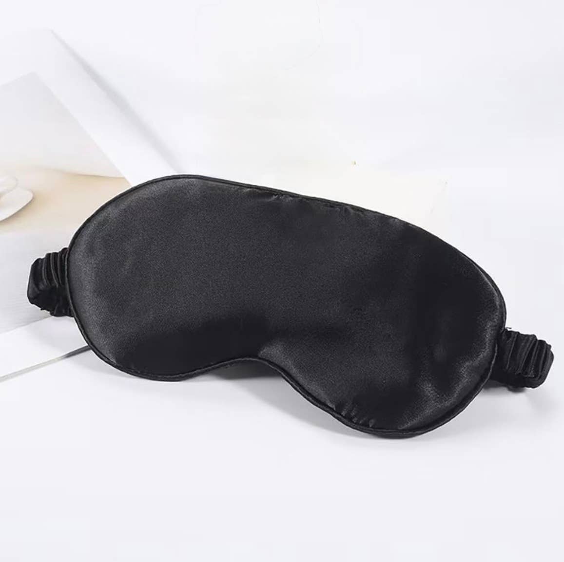 Sleep Mask 100% Organic Silk Black