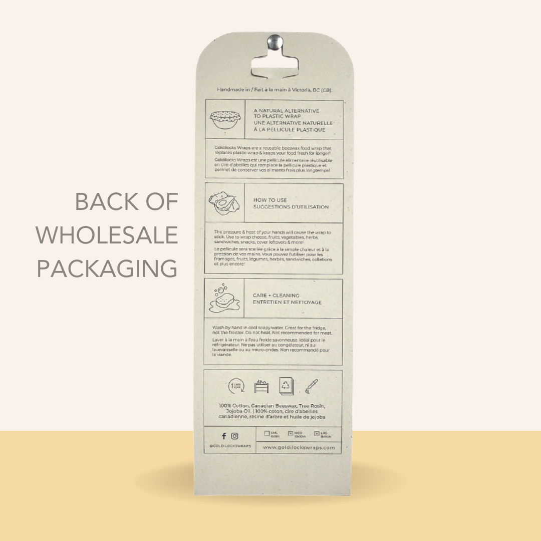 Beeswax Wraps PACK Amber Blueberry