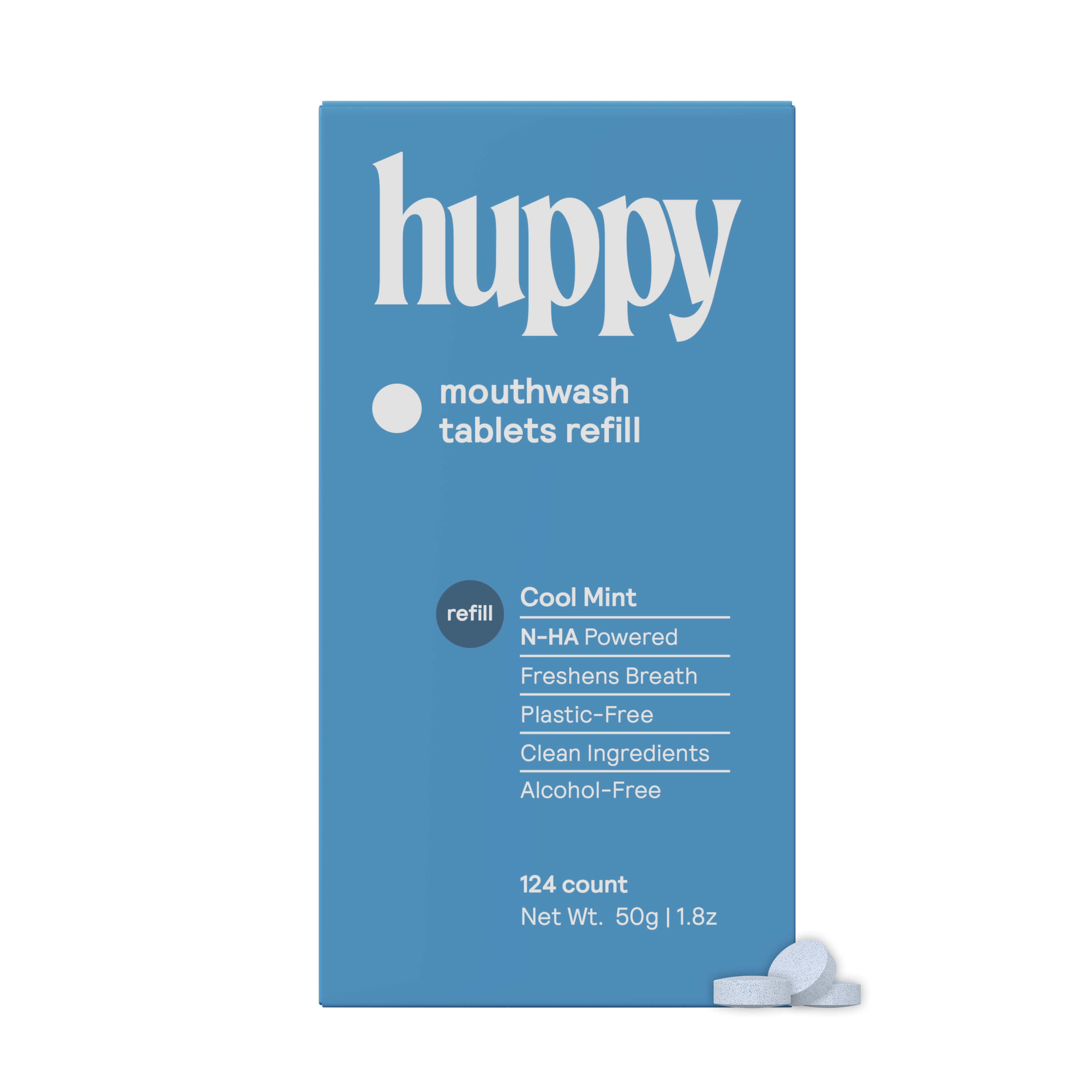 HUPPY Mouthwash Cool Mint Tin