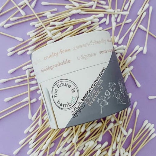 Bamboo Cotton Swabs - 400 Count