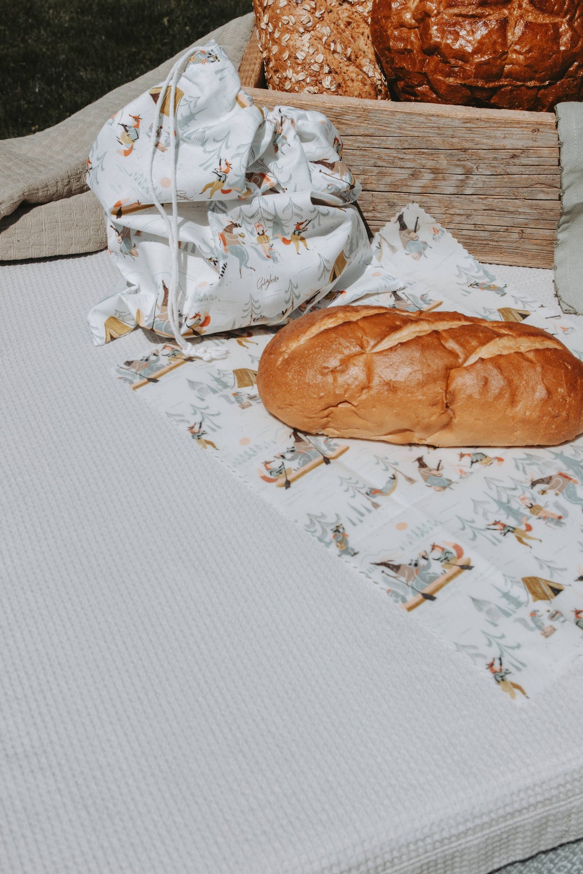 Bread Bag Set | Furry Friends