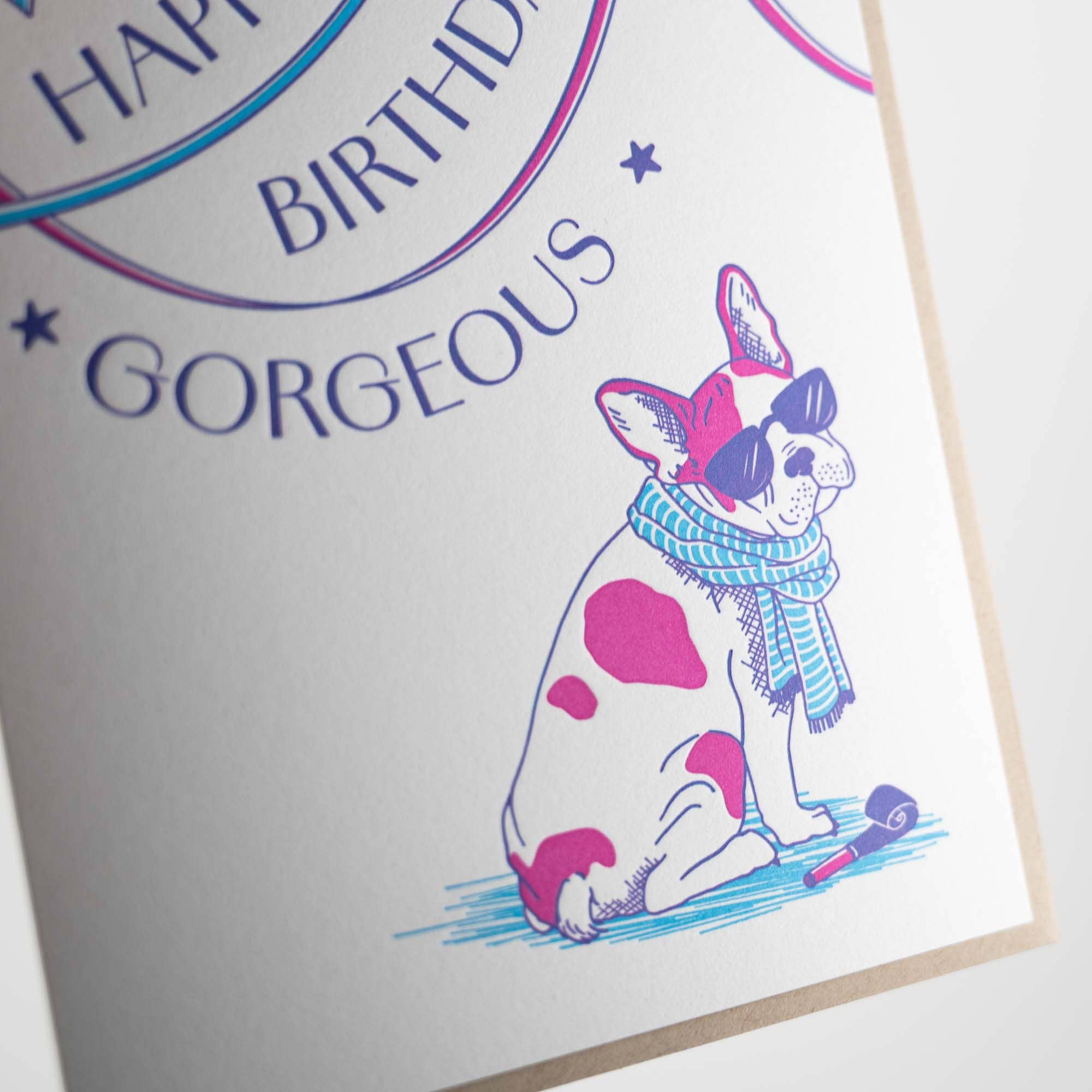 Birthday Frenchie Card