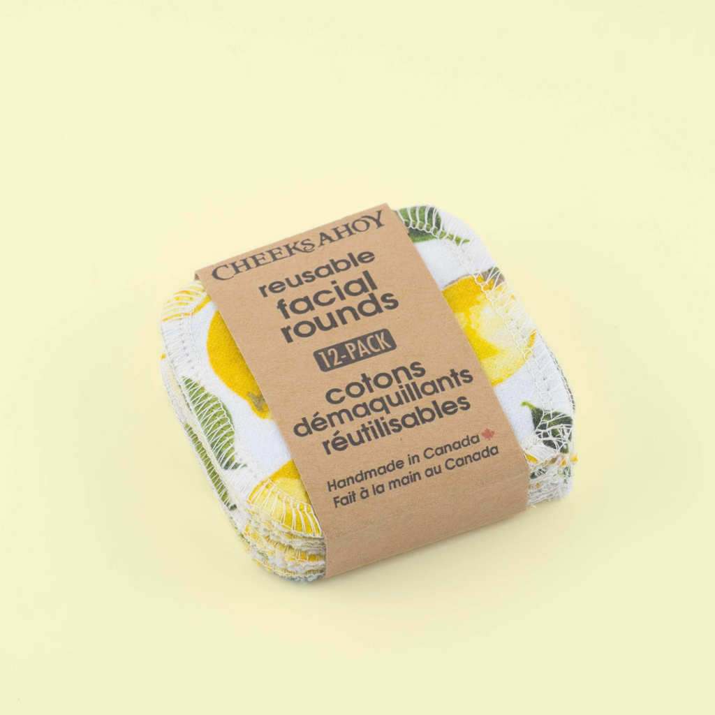 Reusable Facial Rounds | Lemons *Limited