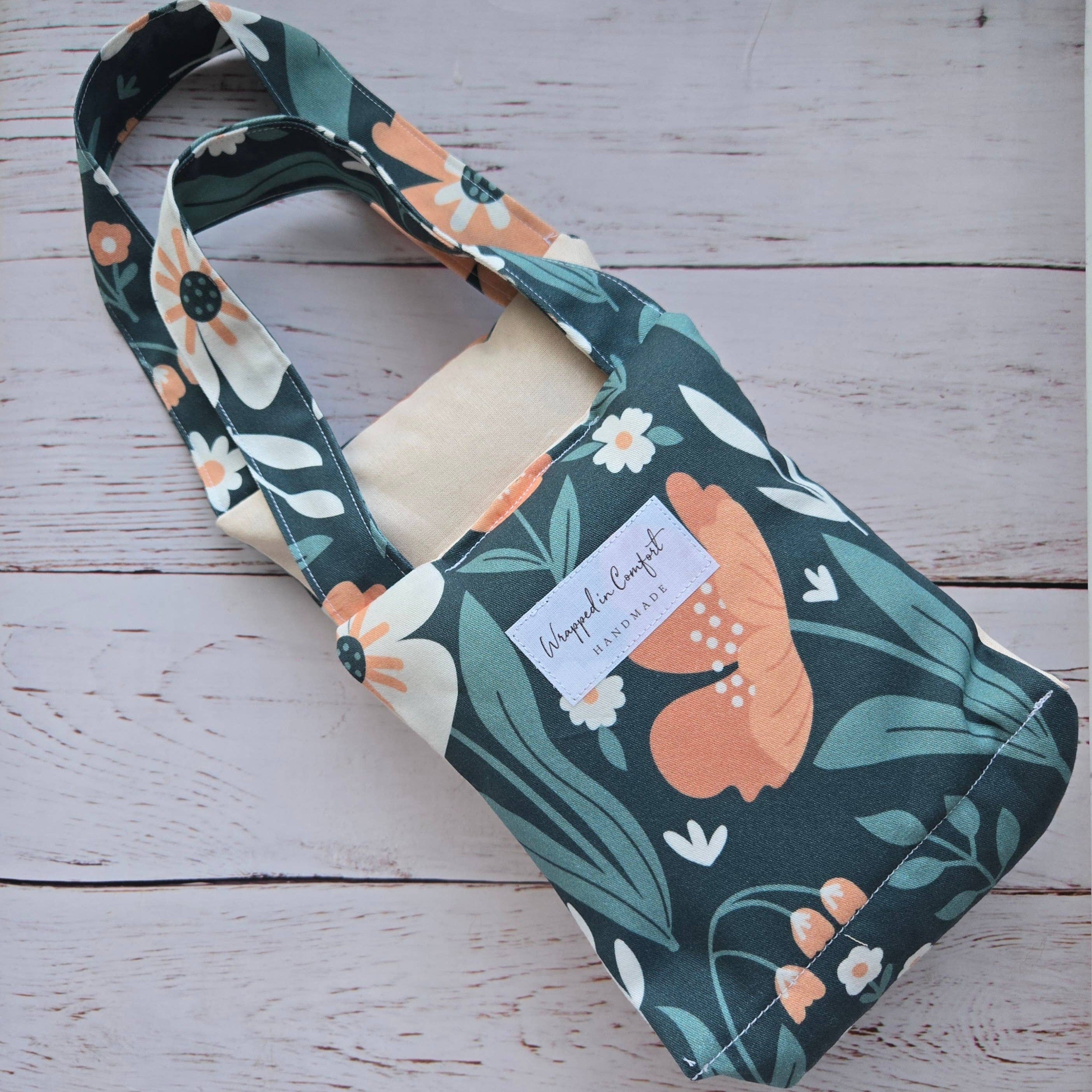 Organic Cotton Heating Pad + Neck Wrap FLORAL