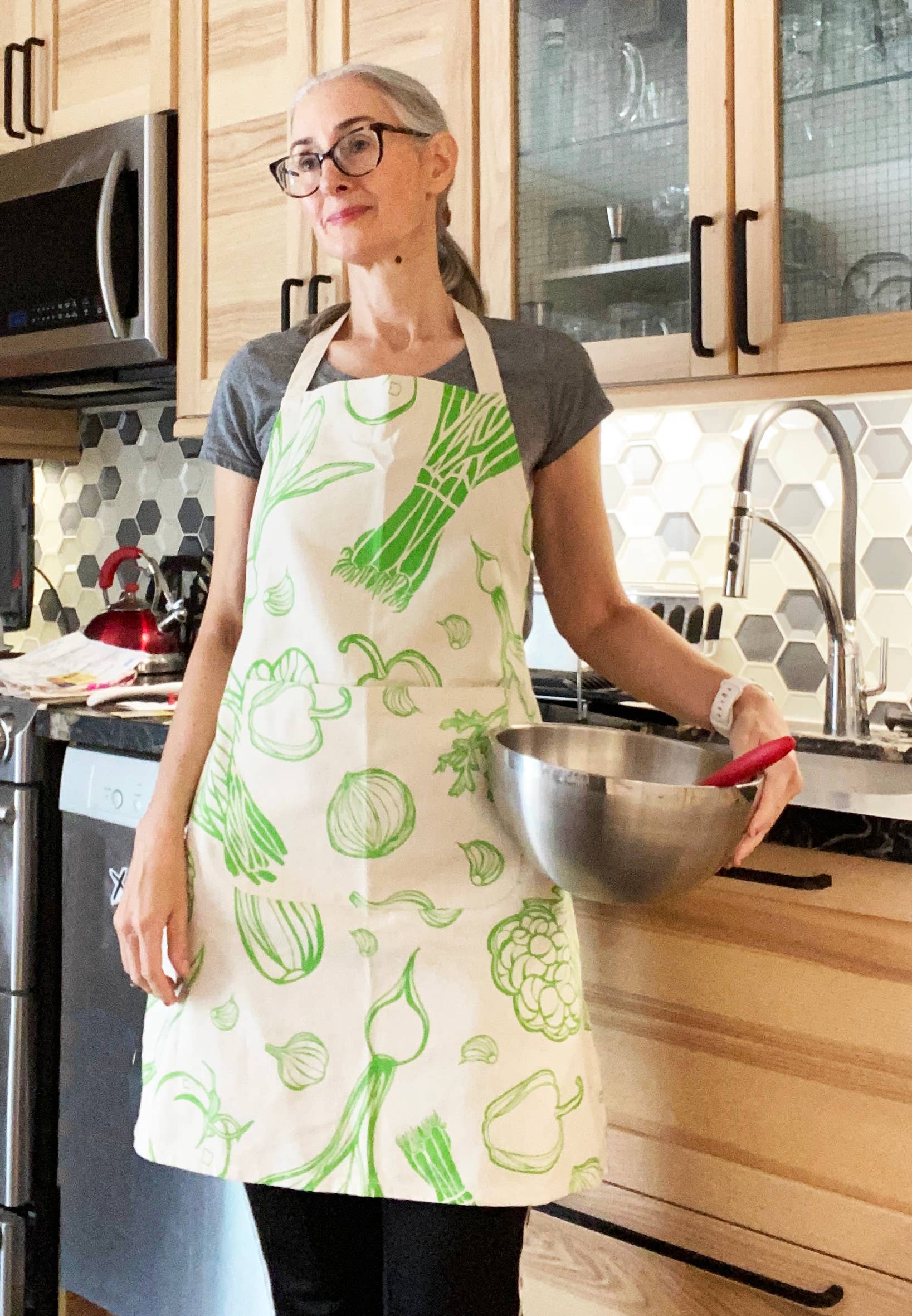 Cotton Apron - Vegetables