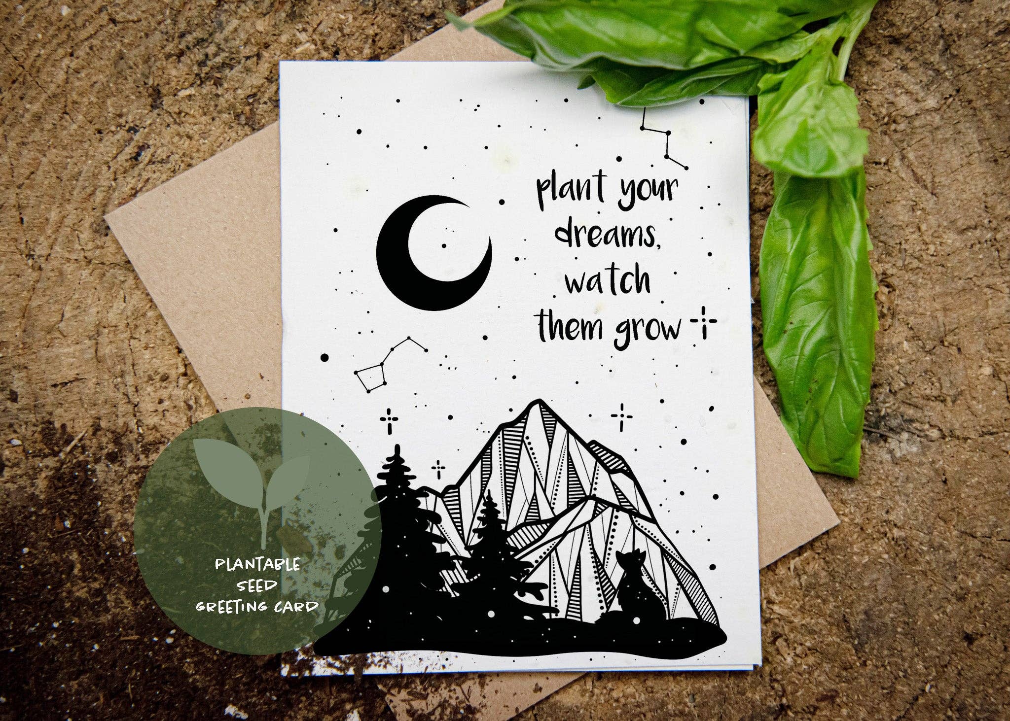 Plantable Basil Seed Card | Plant Your Dreams