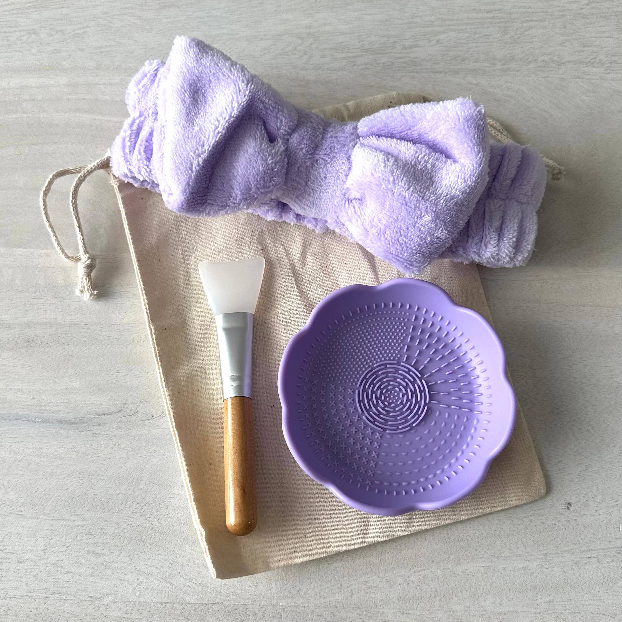 Facial Spa Selfcare 3pc Gift Set Lavender