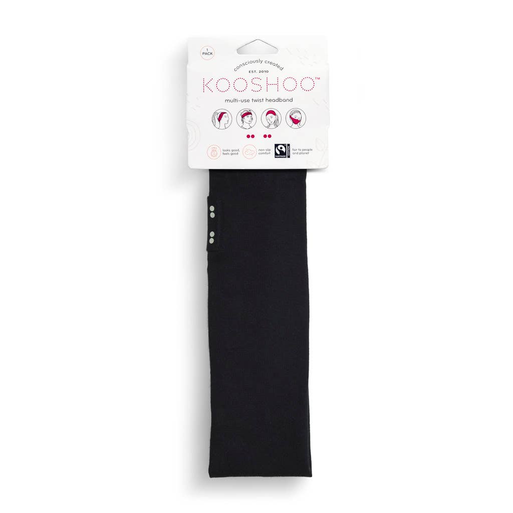 KOOSHOO Headband Jet Black