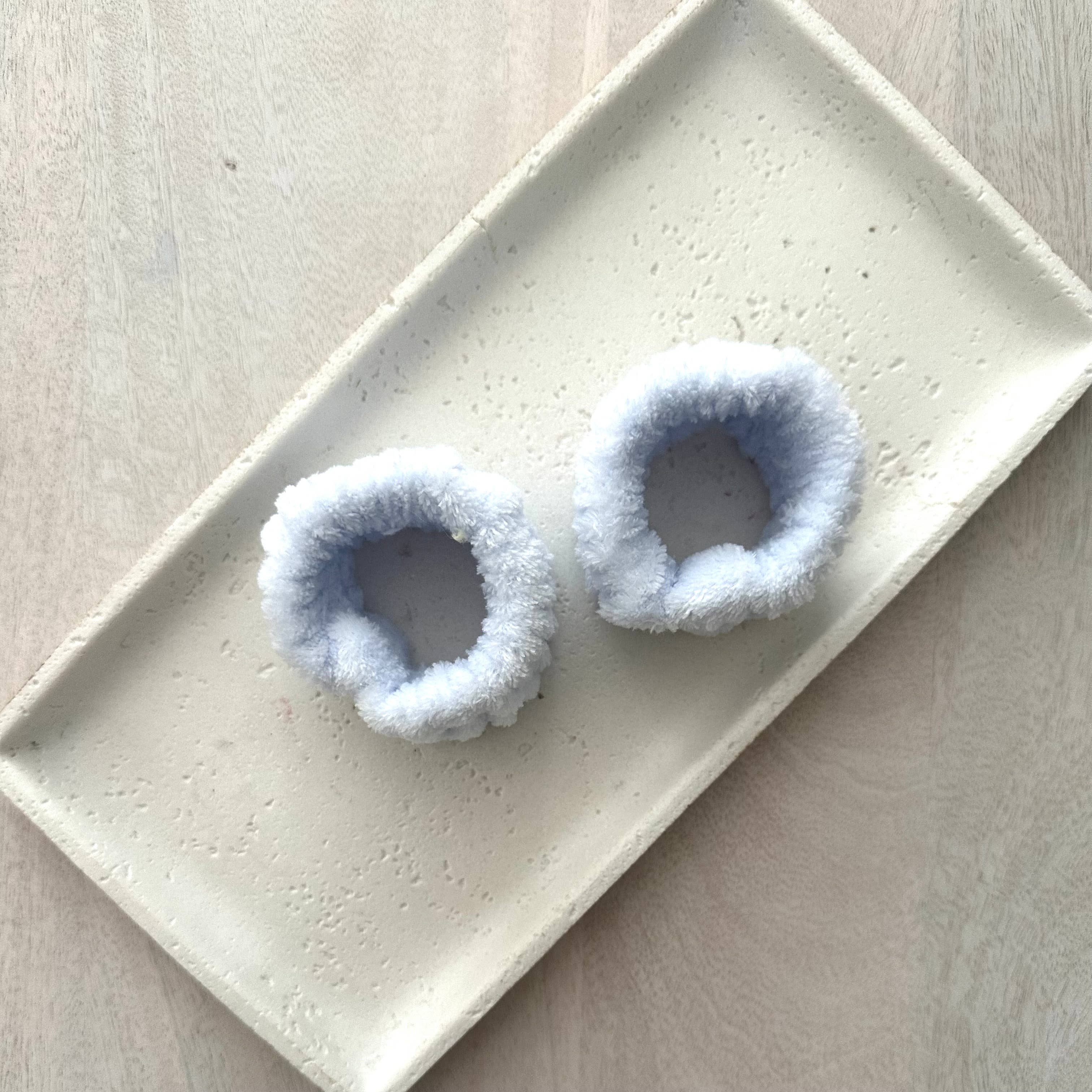 Spa Towel Wrist Set Baby Blue