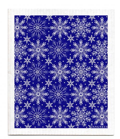 Swedish Cloth | Blue Snowflake
