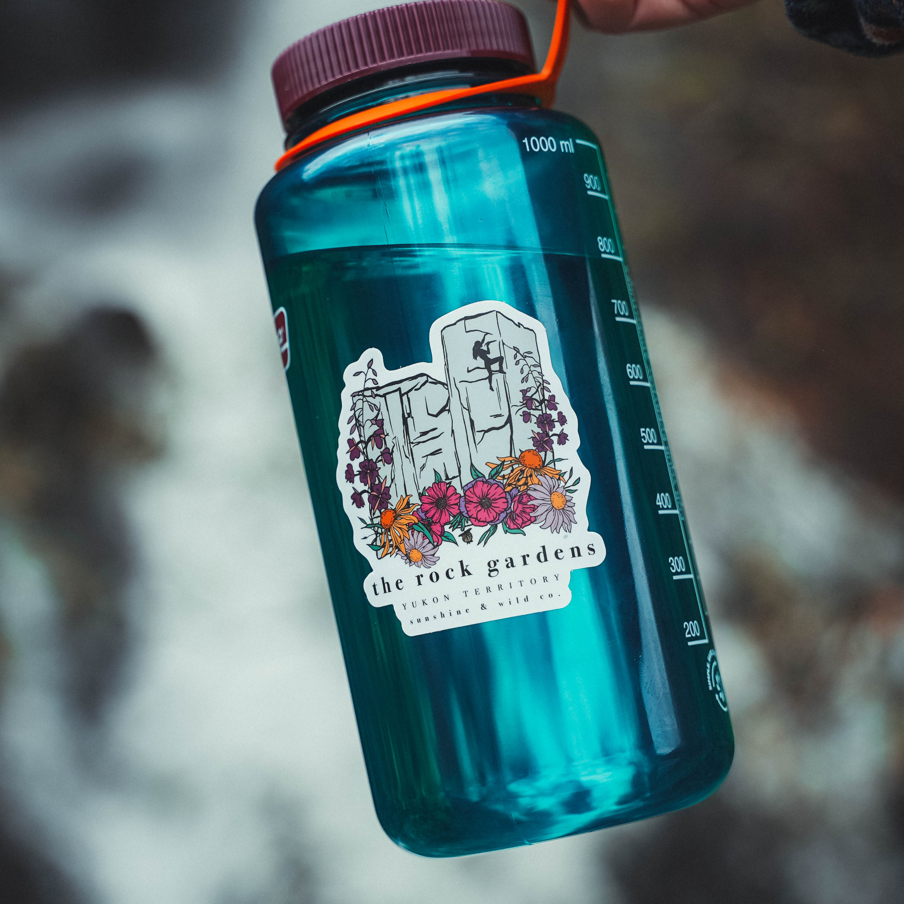 Sunshine & Wild Sticker - The Rock Gardens