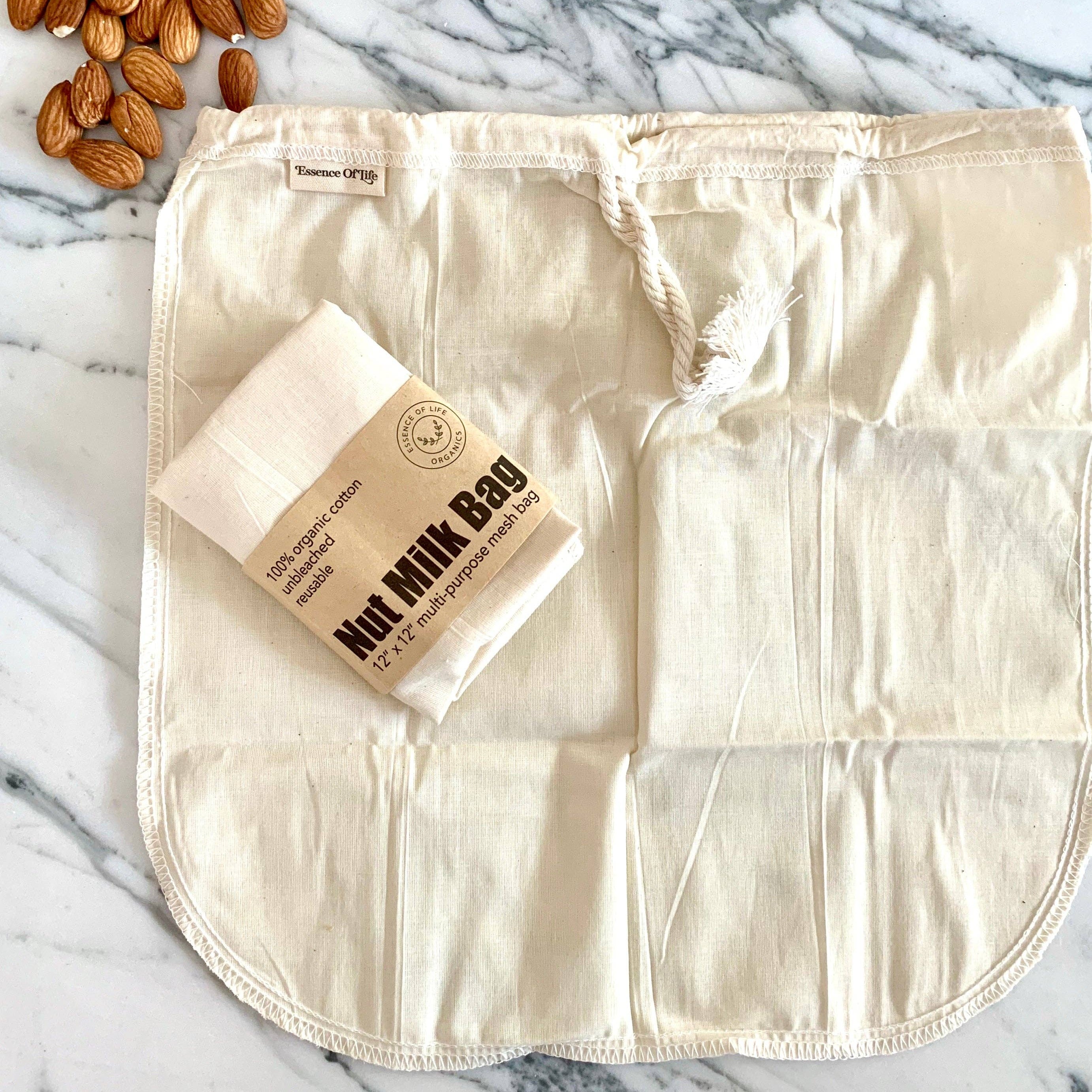Nut Milk Bag 100% Organic Cotton