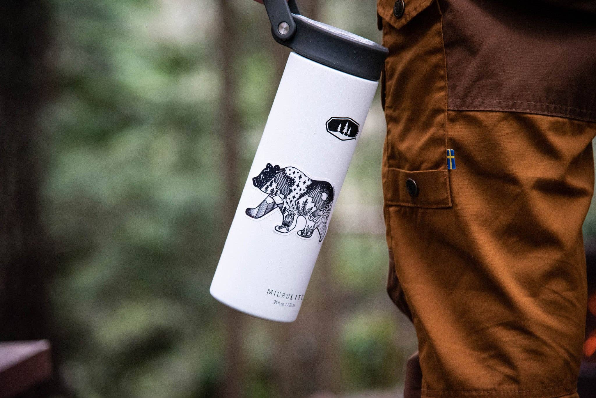 Roaming Bear Art Sticker