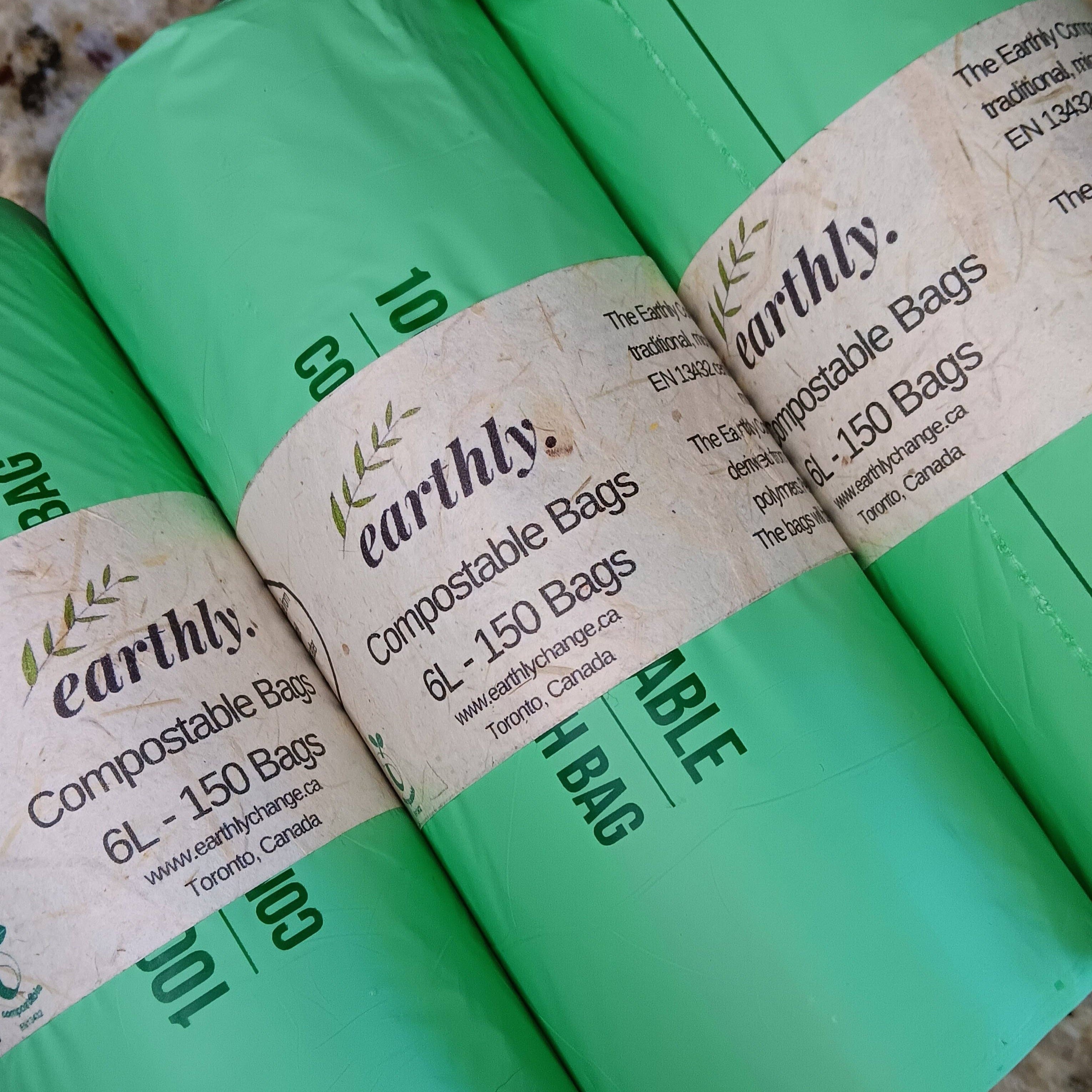 Compostable Garbage Bags 10L - 150 Roll