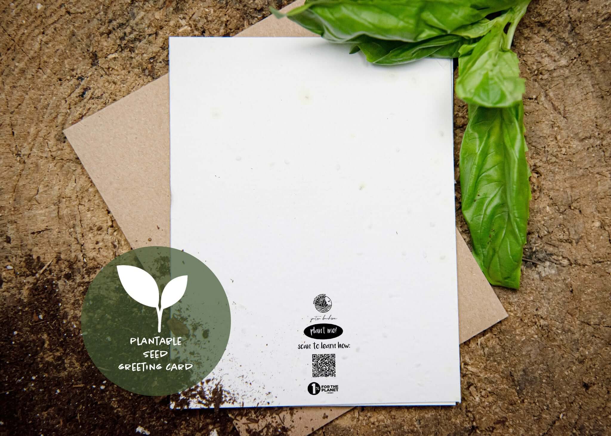 Plantable Basil Seed Card | Thank You For Being A Rainbow