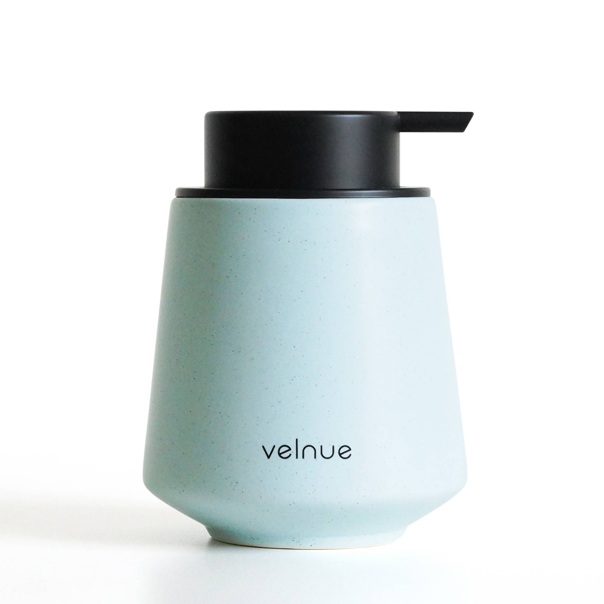 VELNUE Foaming Ceramic Hand Soap + Sanitizer Dispenser Powder Blue