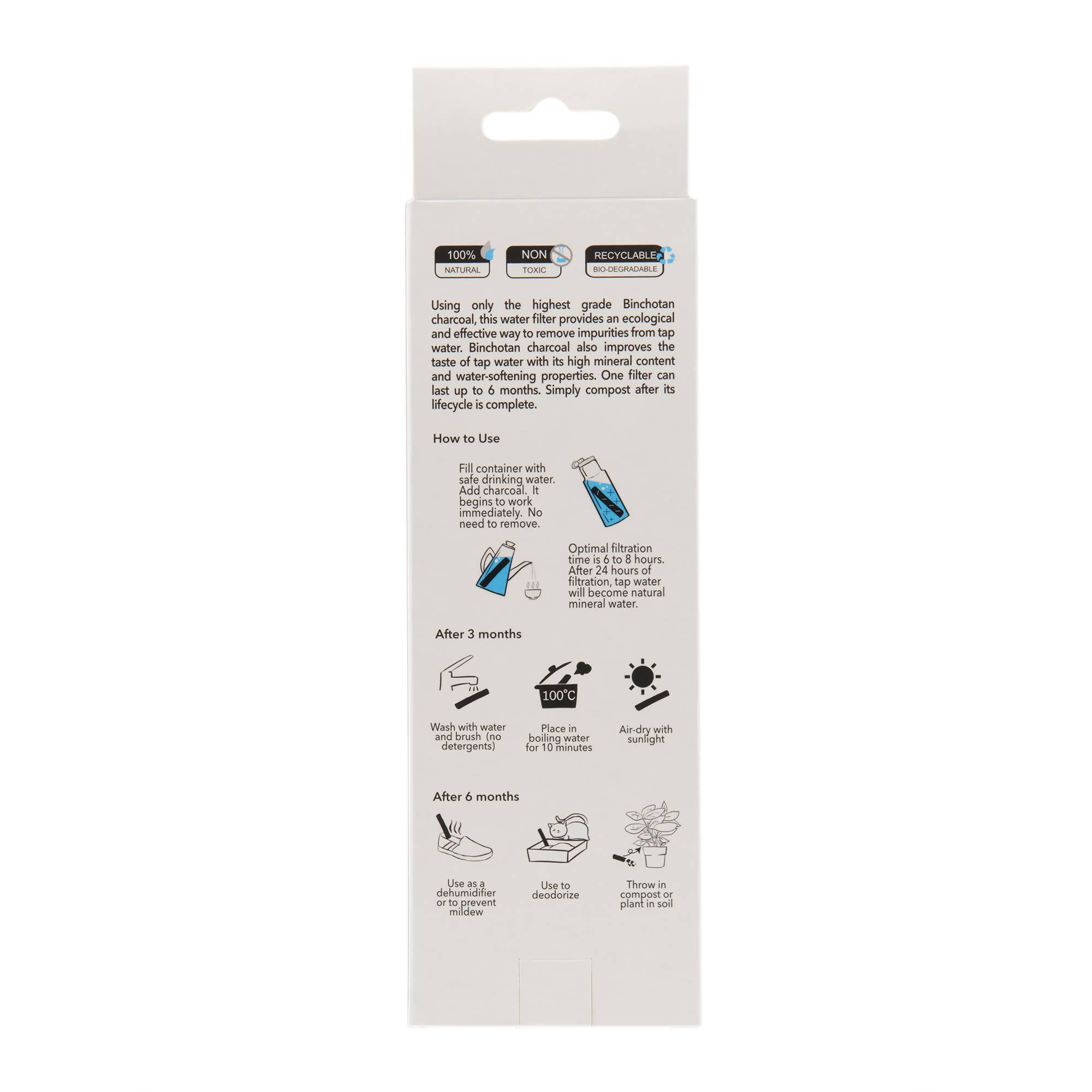 Binchotan Charcoal Water Filter