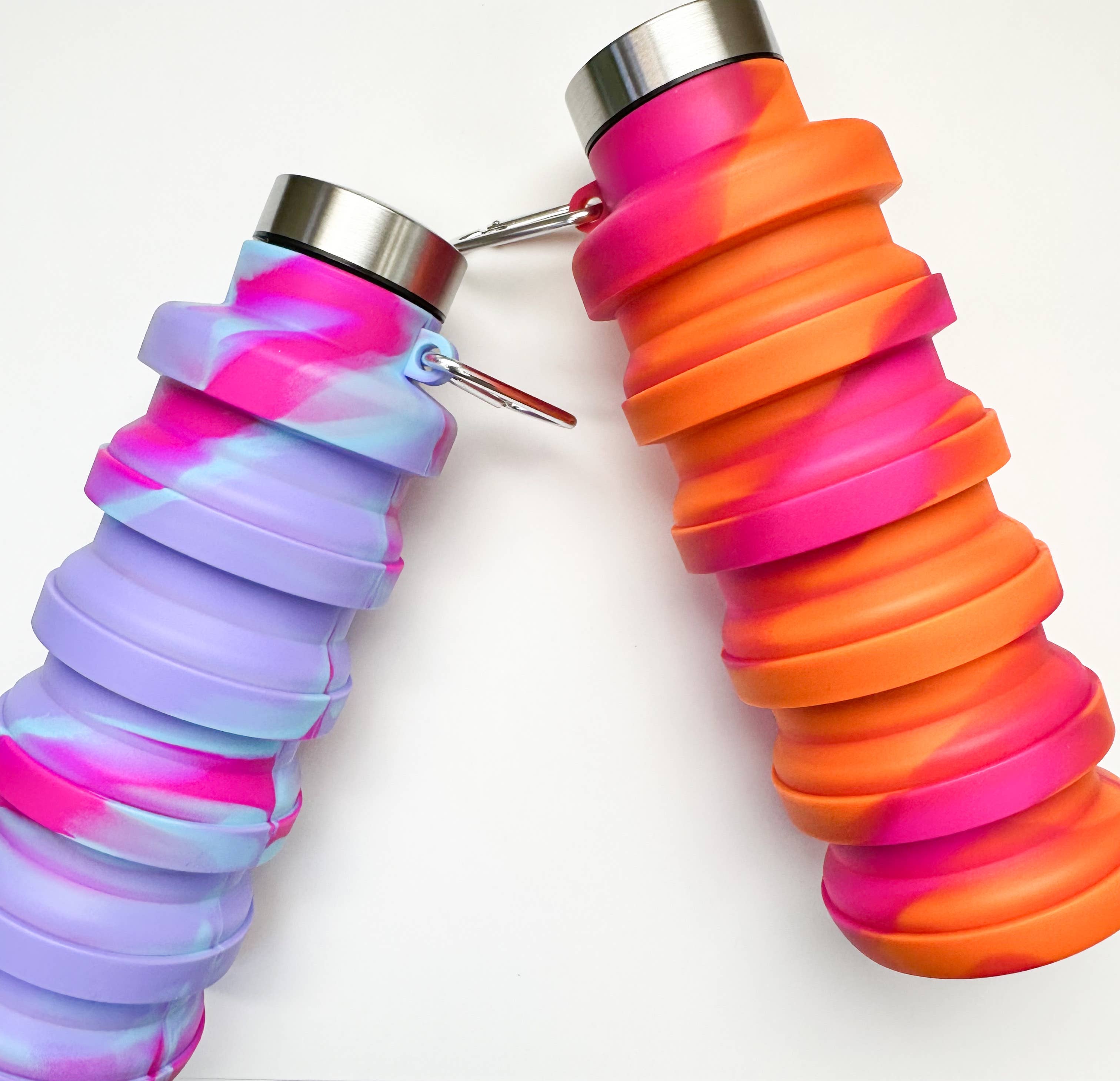 Collapsible Silicone Bottle - Teal