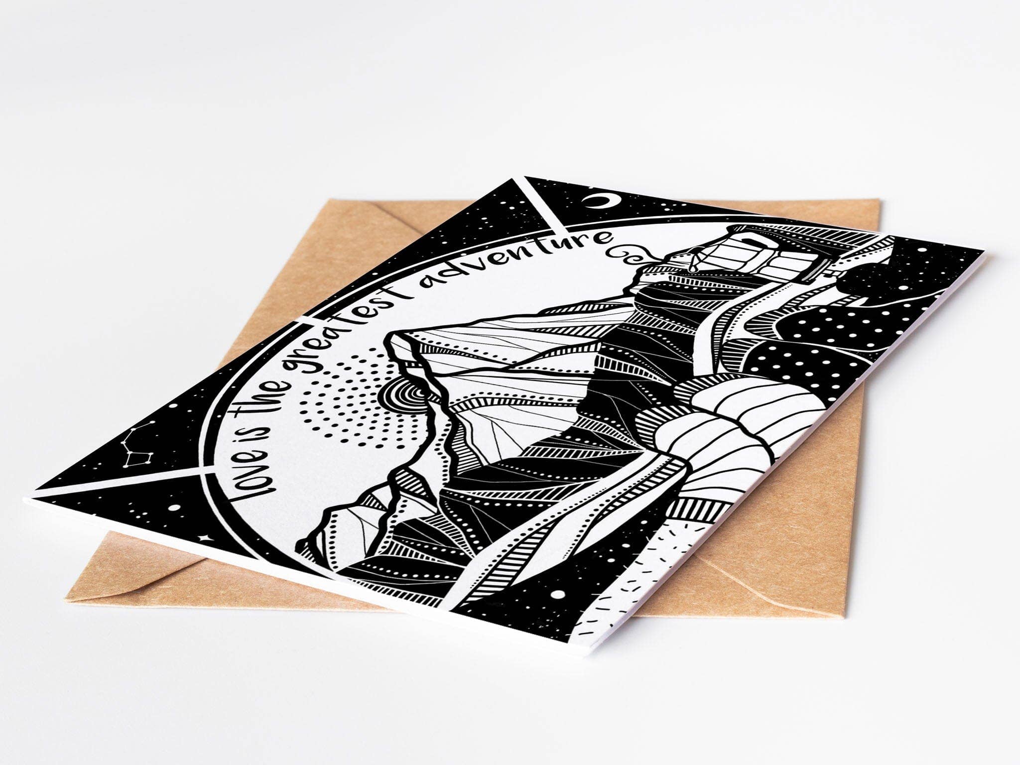 Love is the Greatest Adventure, Greeting Card