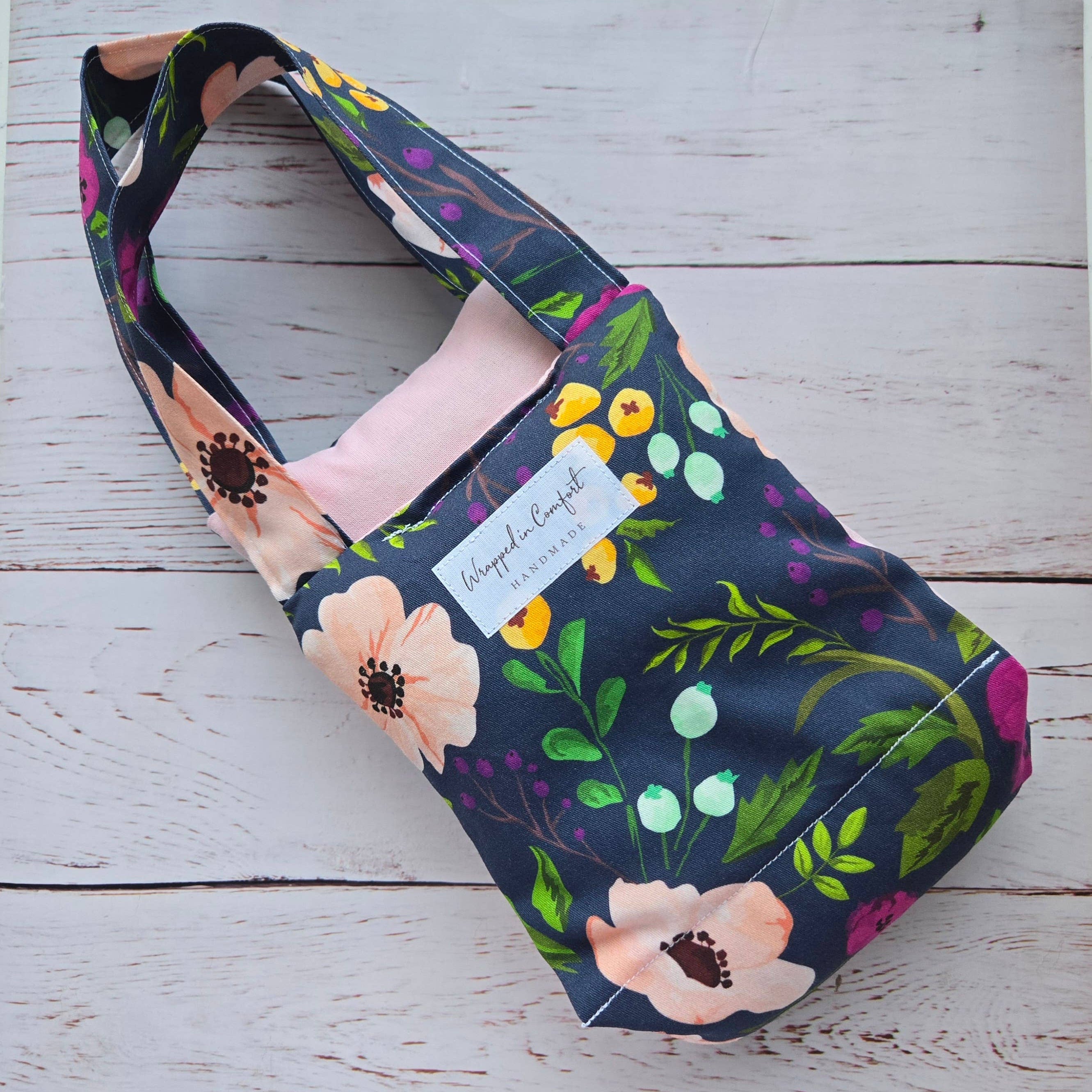 Heating Pad + Neck Wrap Purple Floral