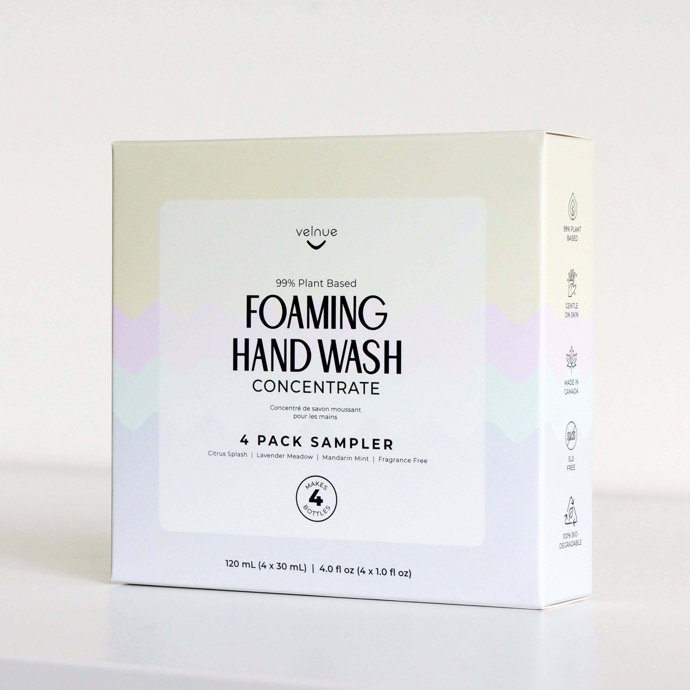 Foaming Hand Soap Refill Concentrate | 4 Pack Sampler