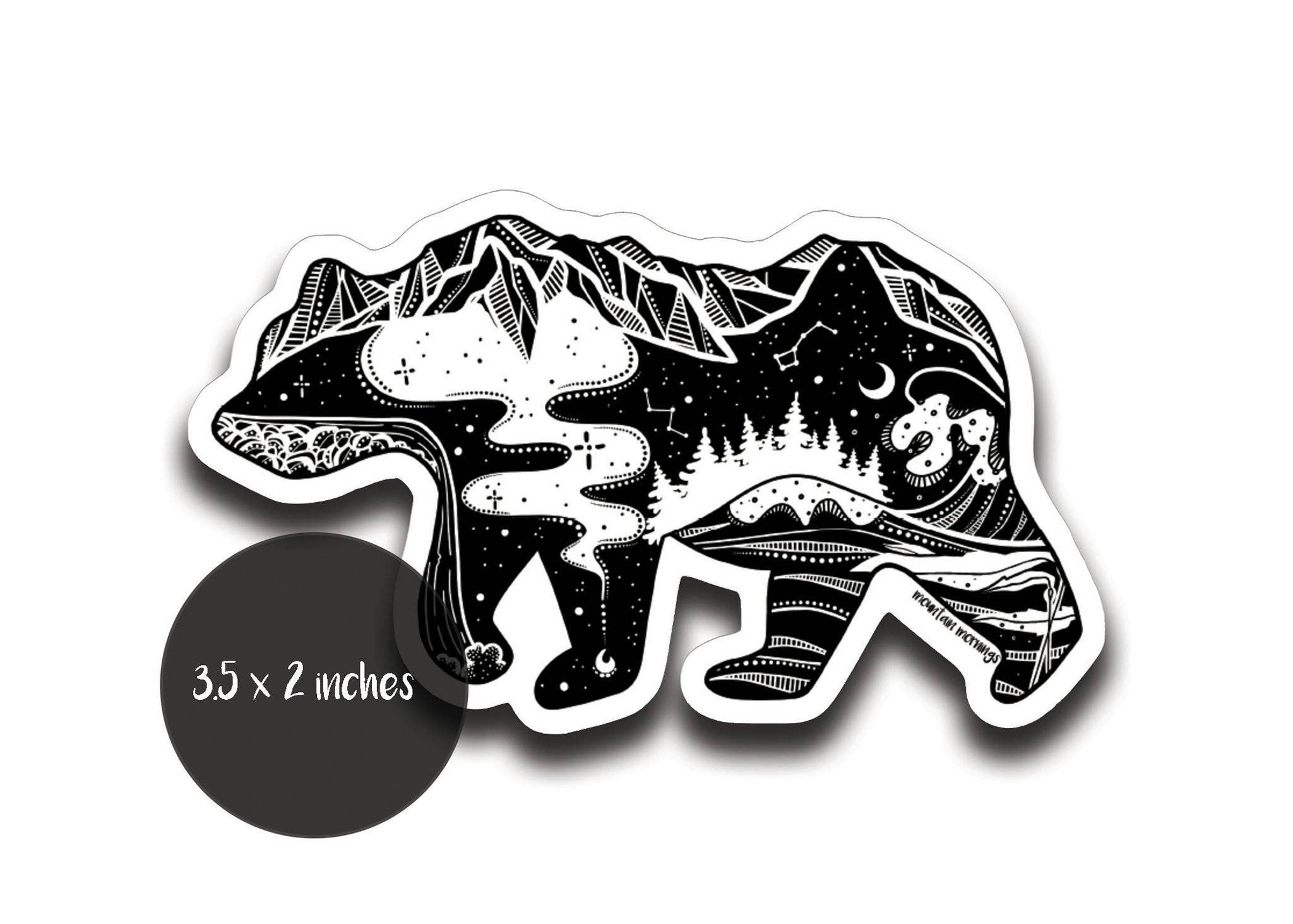Black Bear Sticker