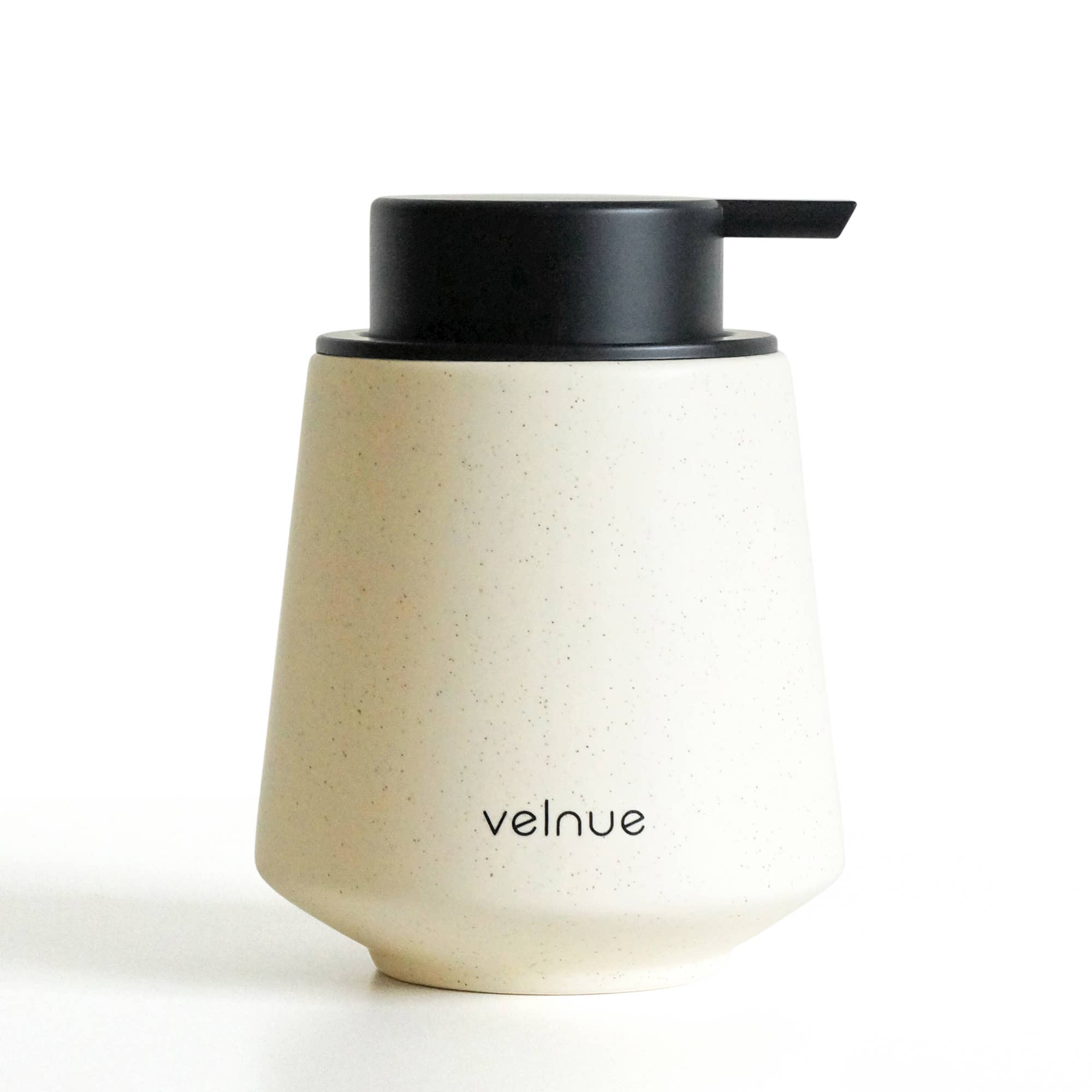 VELNUE Foaming Ceramic Hand Soap + Sanitizer Dispenser Eggshell