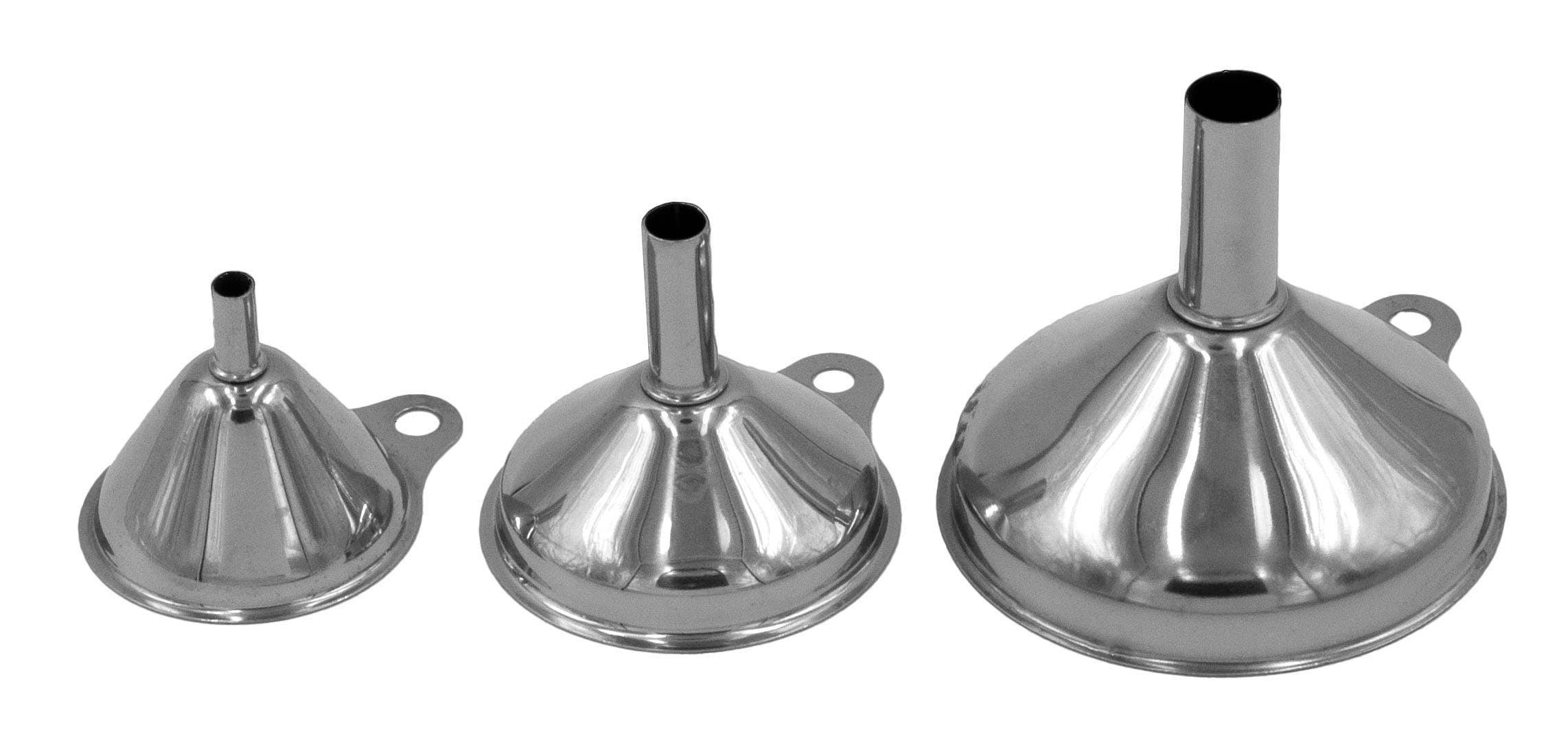 Kitchen Basics Stainless Steel Funnel Set