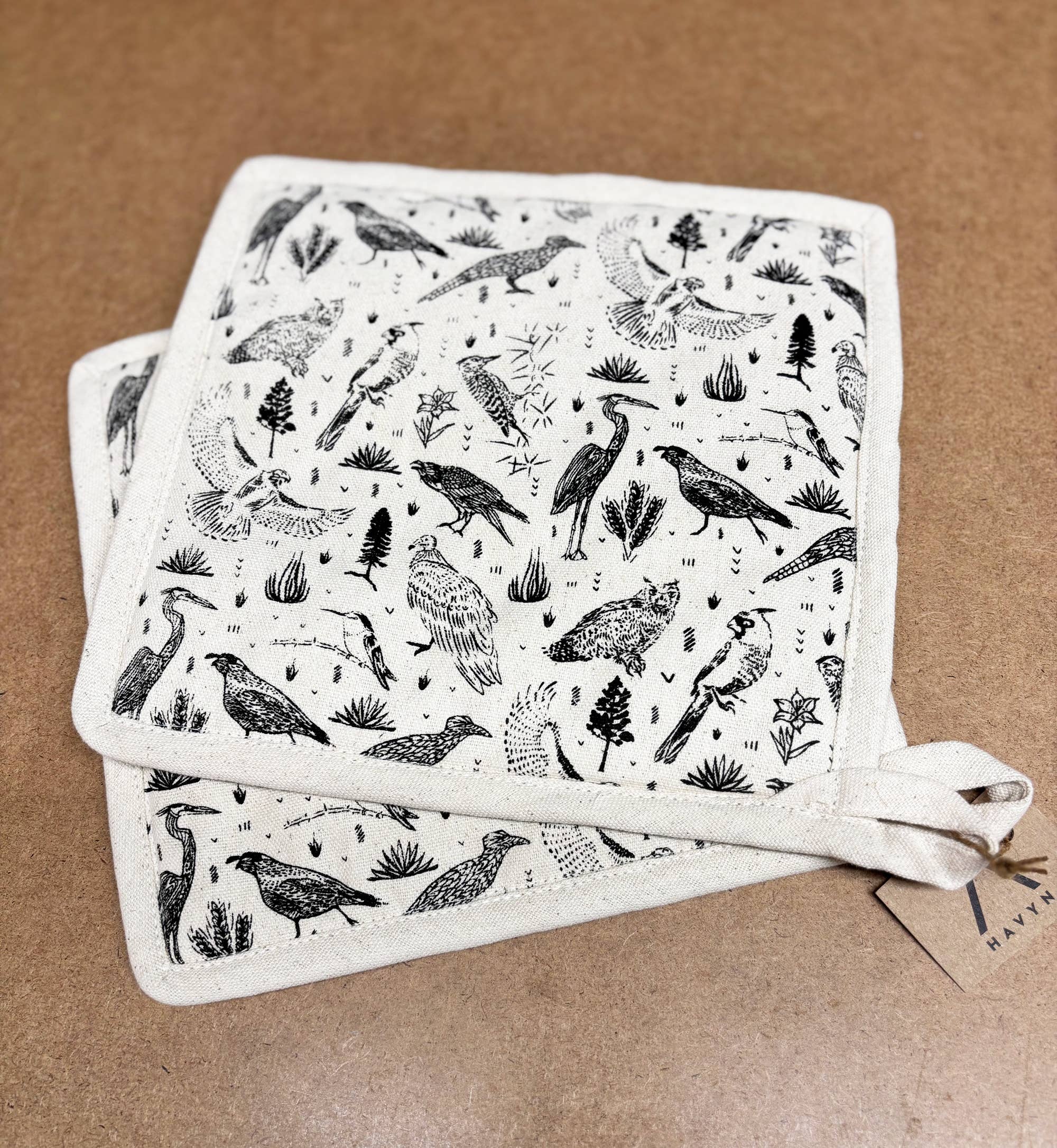 Pot Holder Set - Birds of Prey