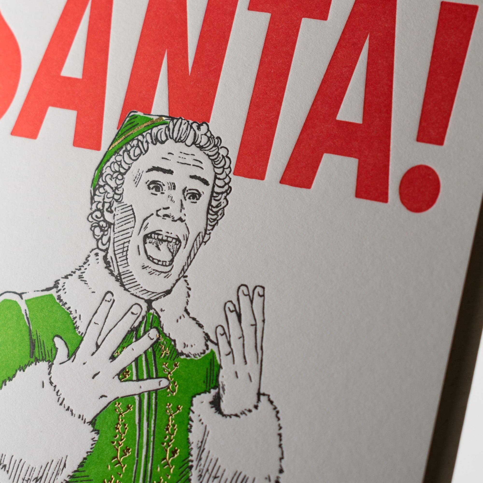SANTA! Greeting Card