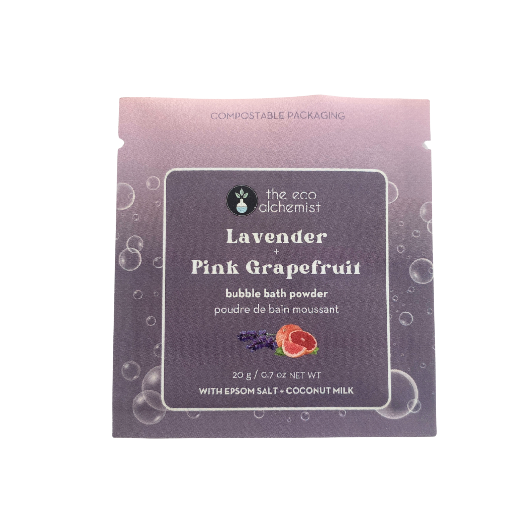 Bubble Bath Powder Lavender + Pink Grapefruit