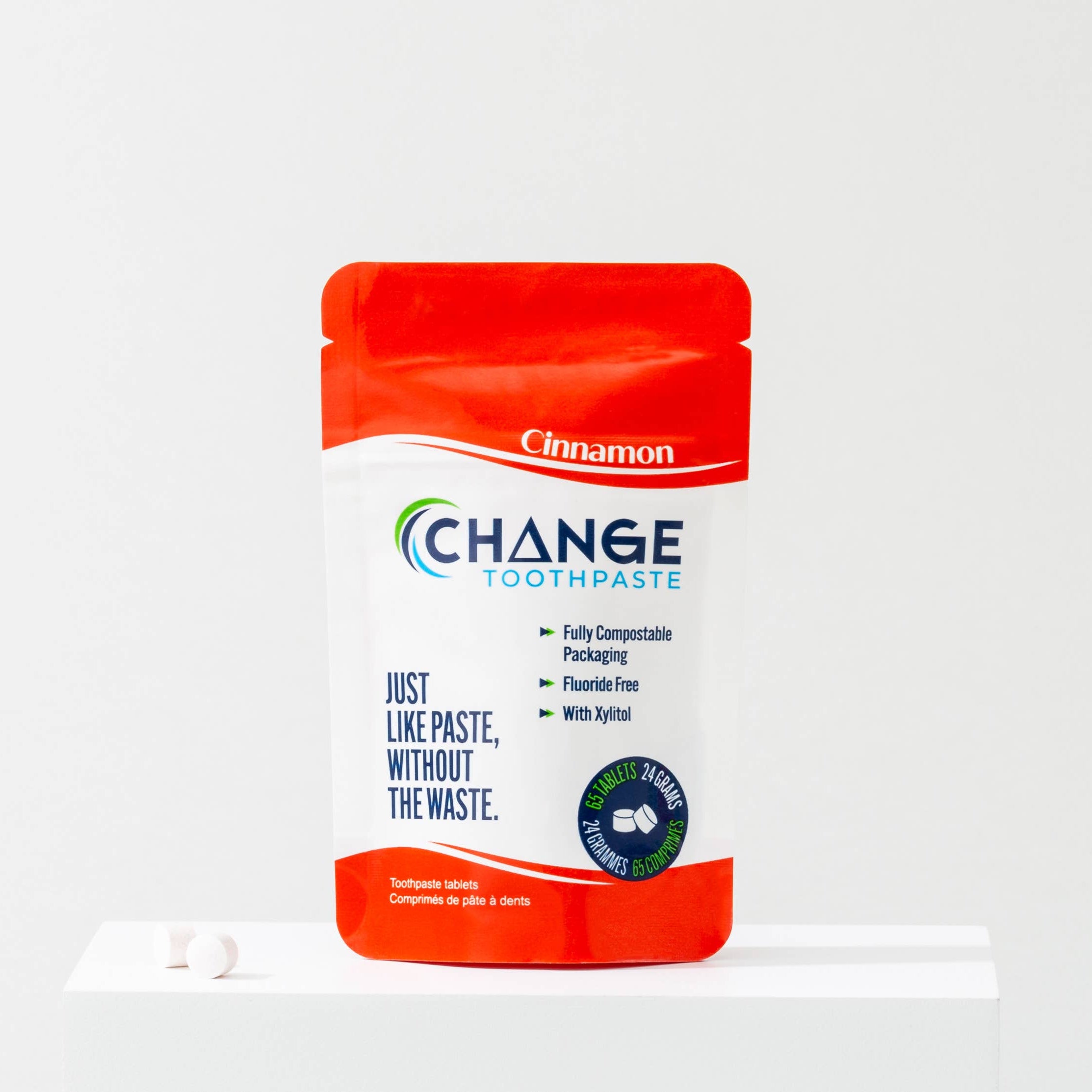 CHANGE Toothpaste Tabs 1-MONTH Cinnamon