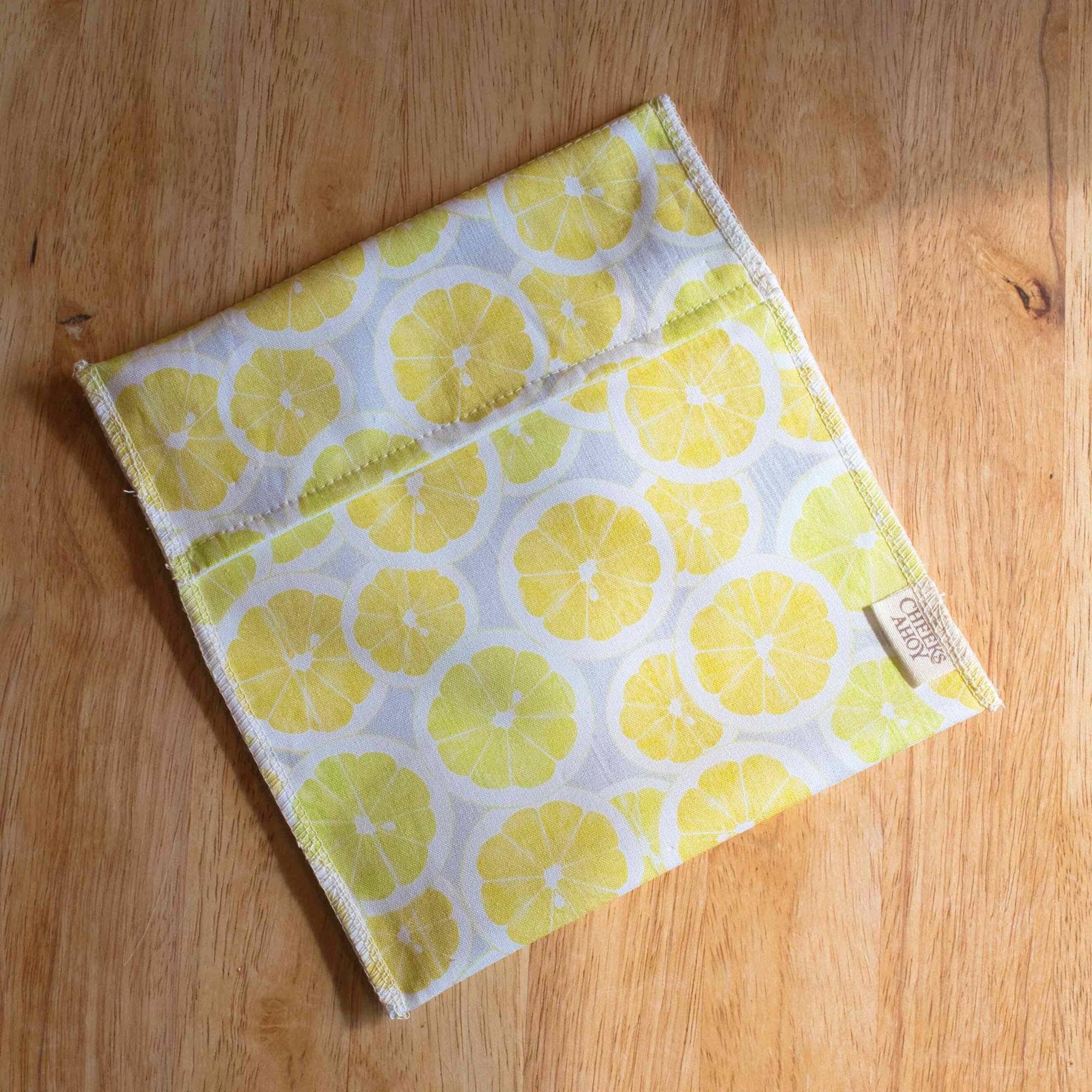 Snack/Sandwich Bag - Fold Over Lemon Slice
