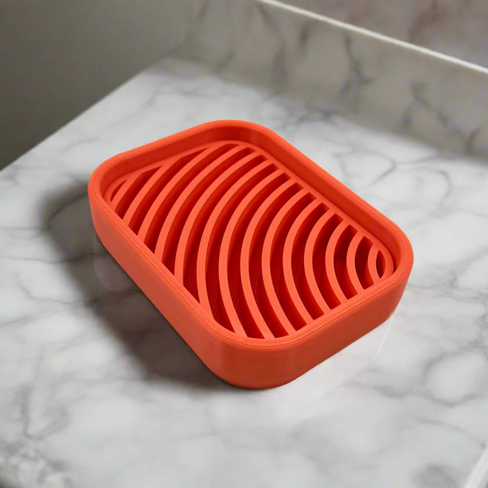 The Rogerie Square Soap Case Dahlia