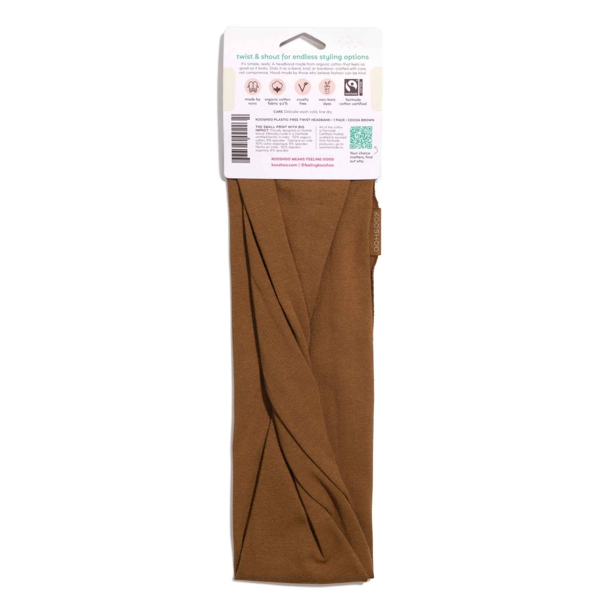 KOOSHOO Headband Cocoa Brown