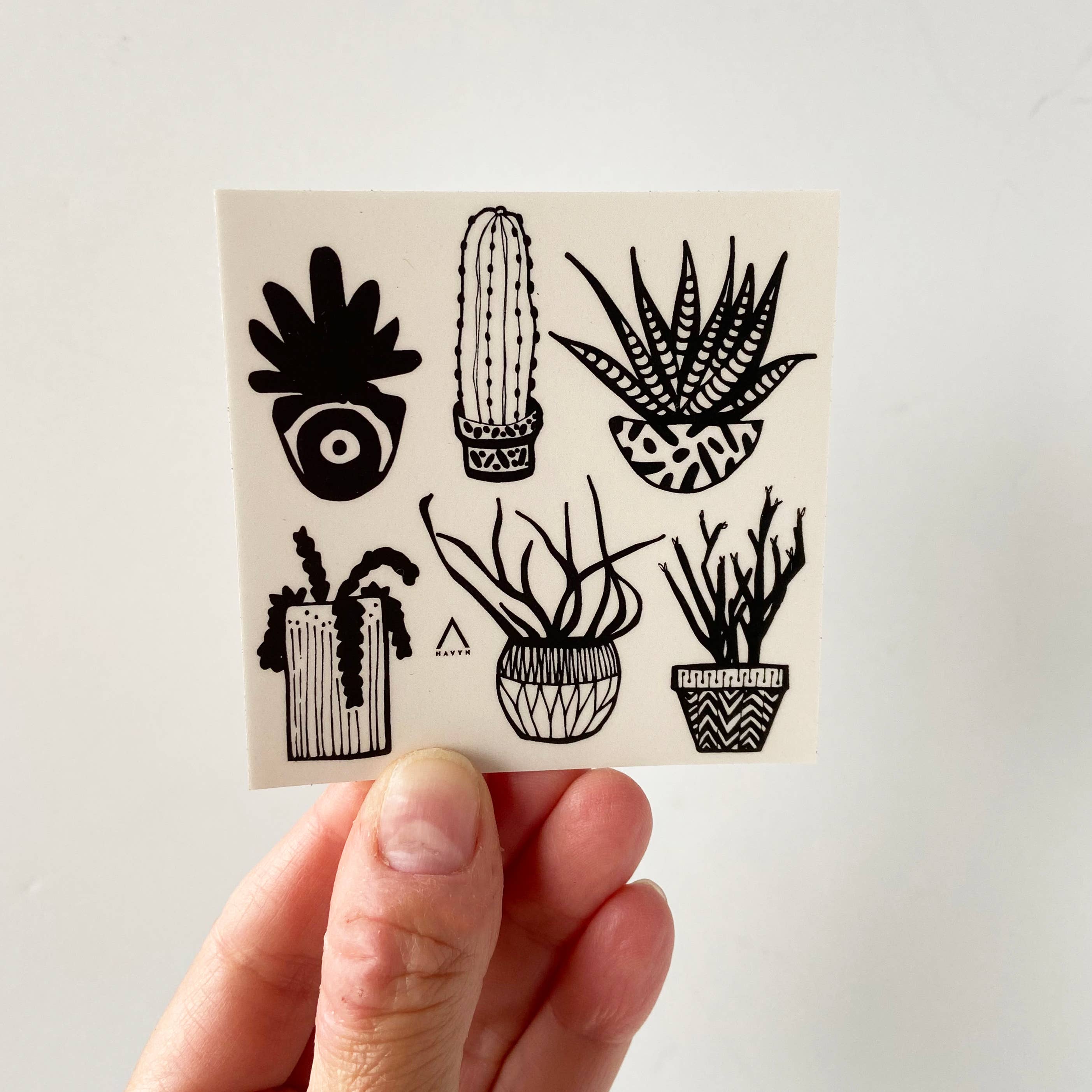 Succulents Vinyl Sticker