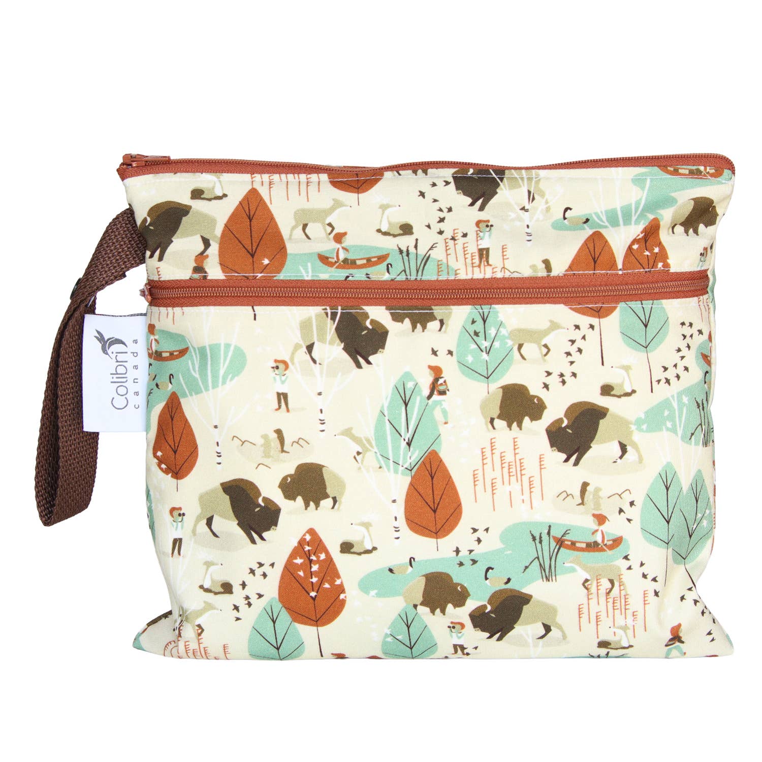 Small Double Duty Wet Bag Nature Walk