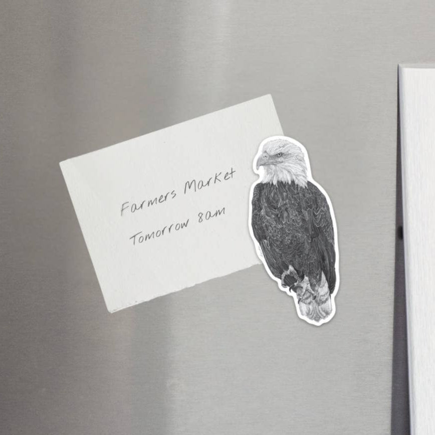 Pen On Paper - Eagle Magnet