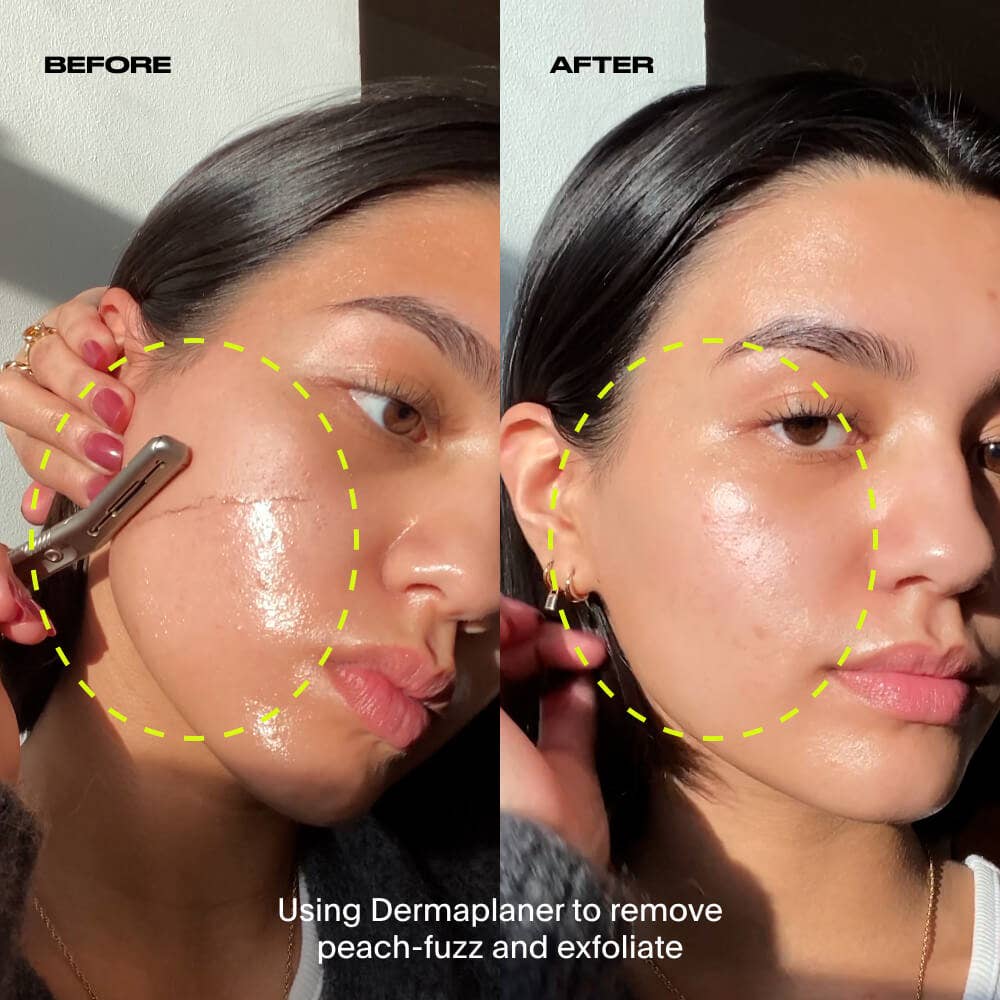 Leaf Dermaplaner Rose Gold