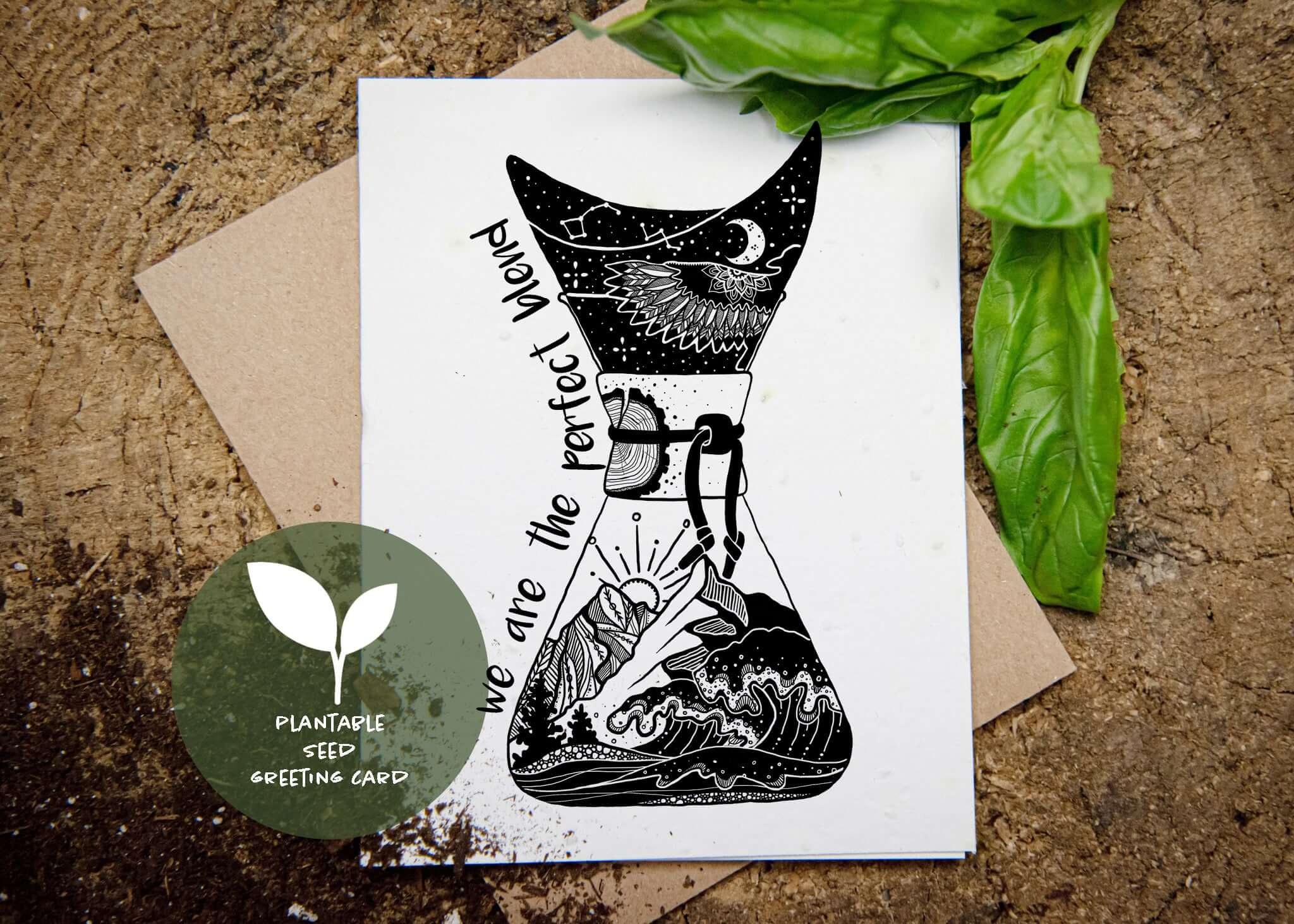 Plantable Basil Seed Card | We Are The Perfect Blend