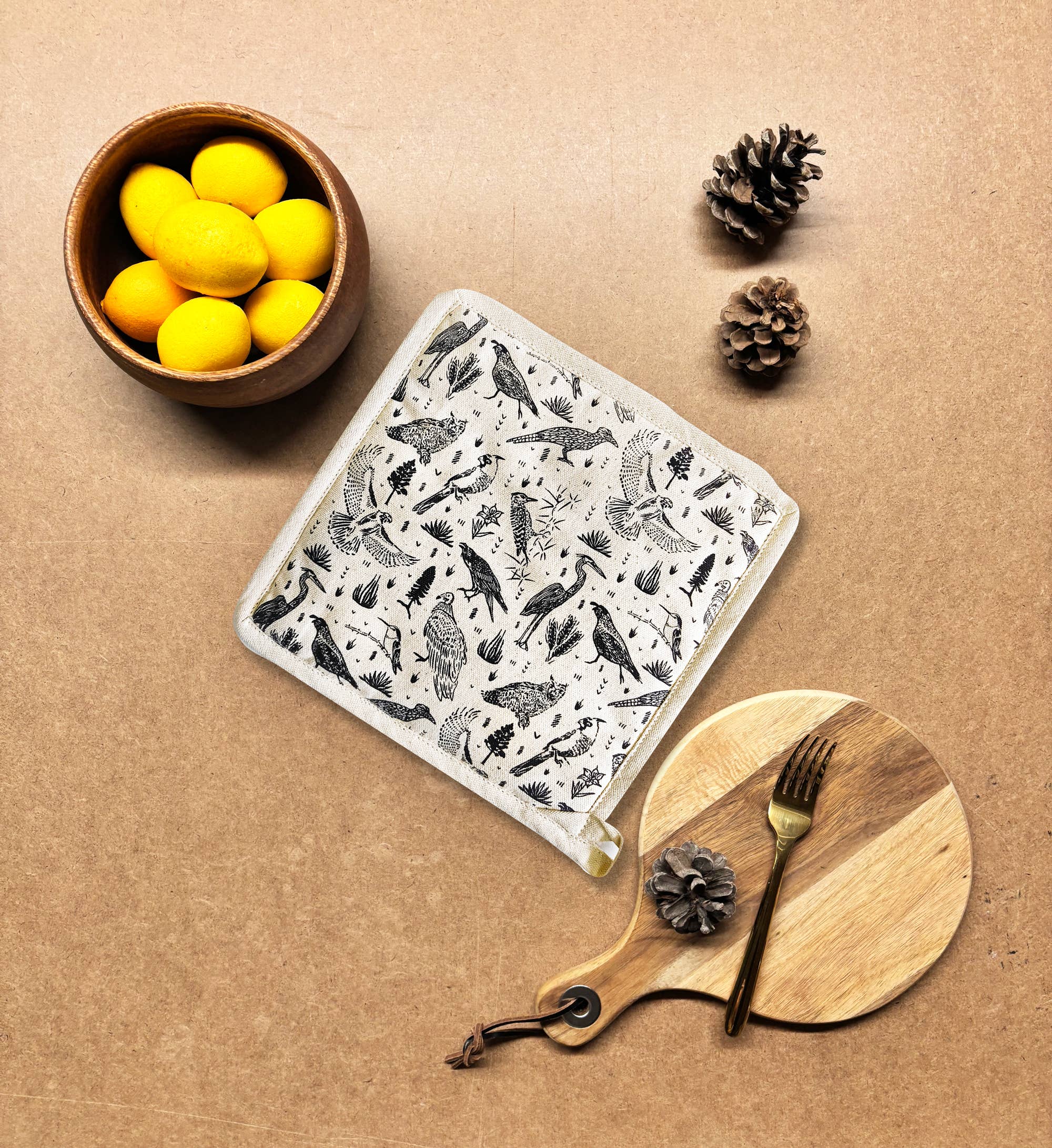 Pot Holder Set - Birds of Prey