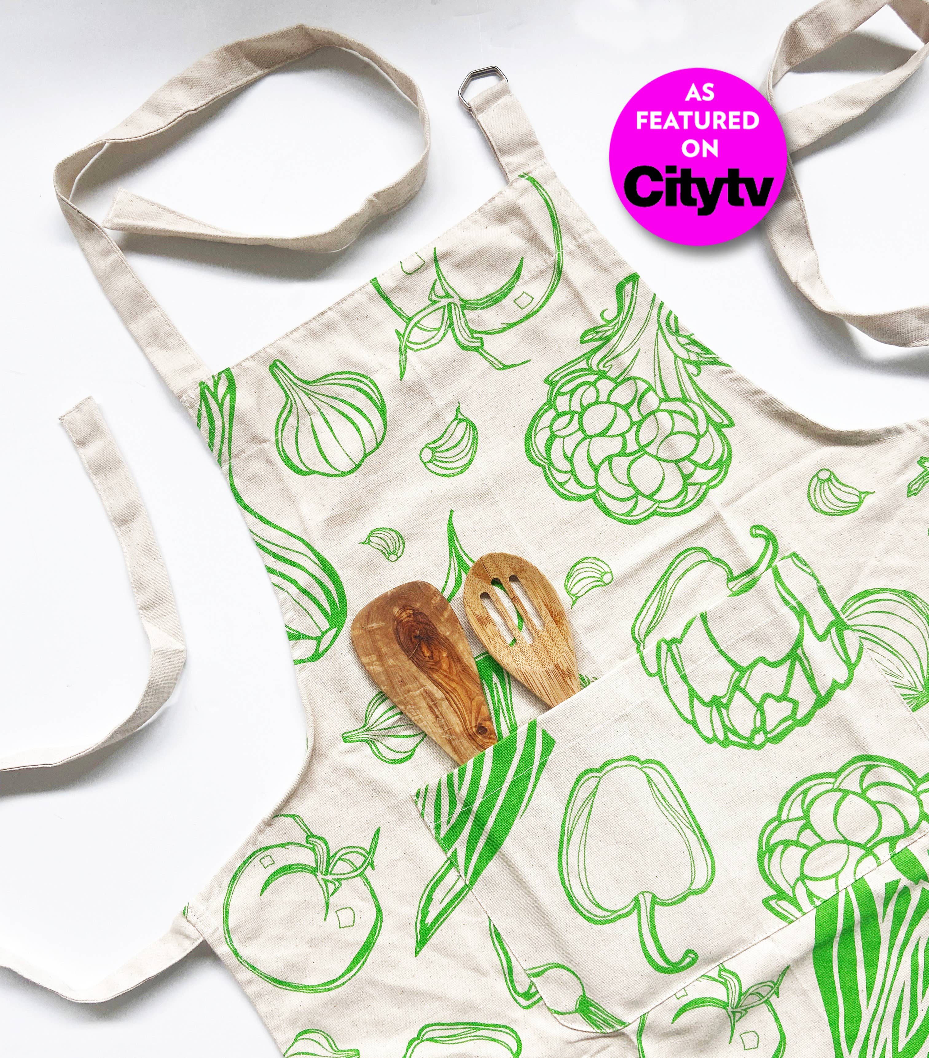 Cotton Apron - Vegetables