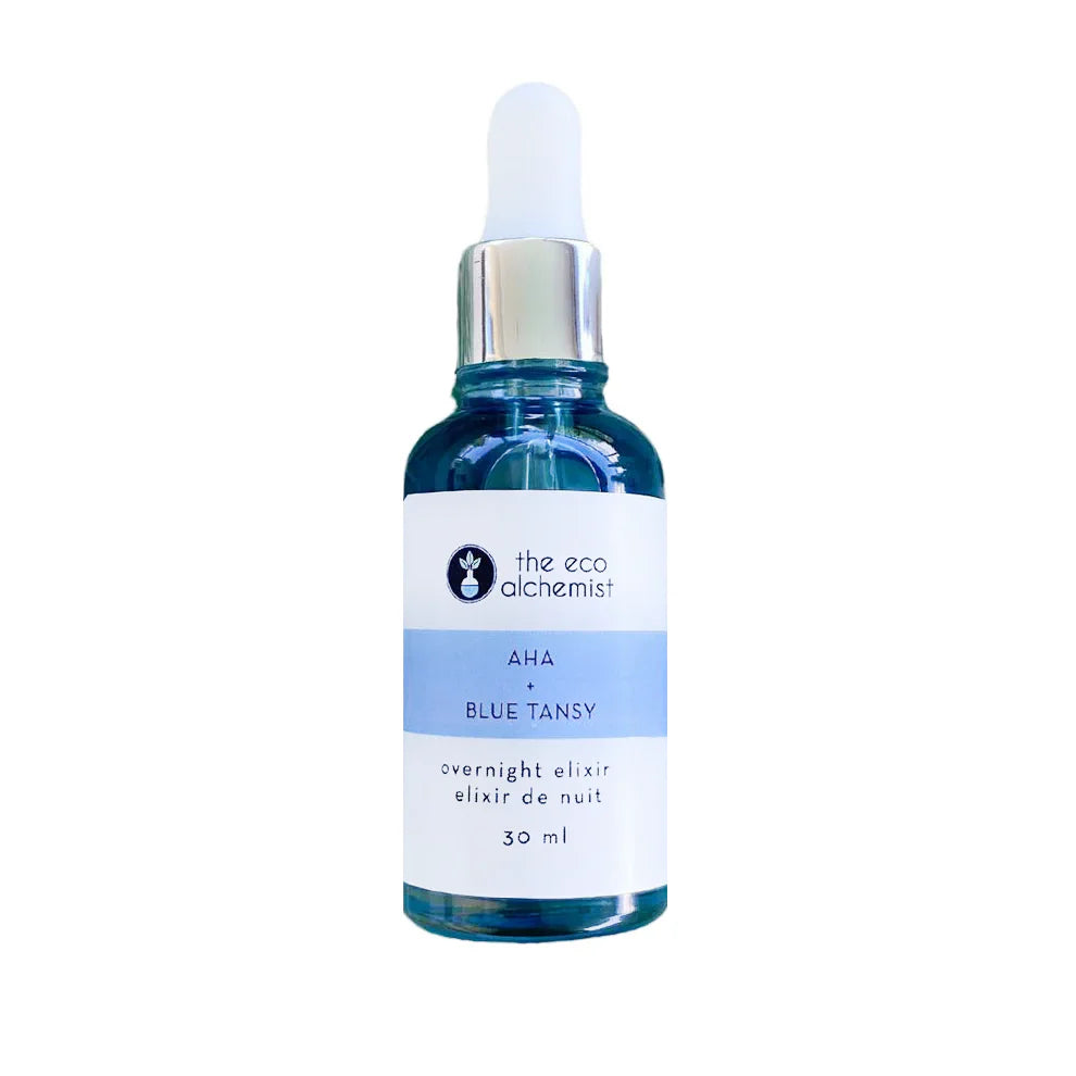 AHA + Blue Tansy Overnight Elixir by The Eco Alchemist