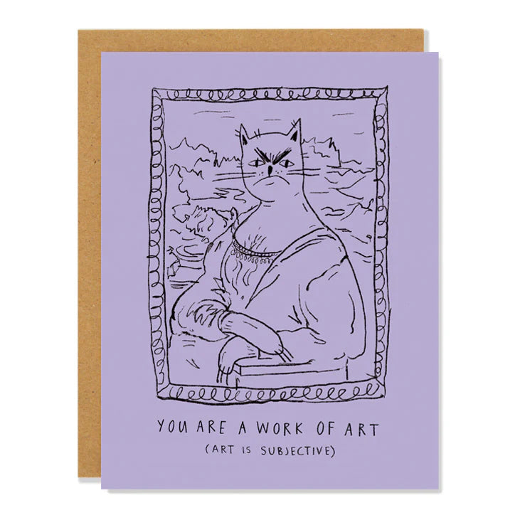 Work of Art Card