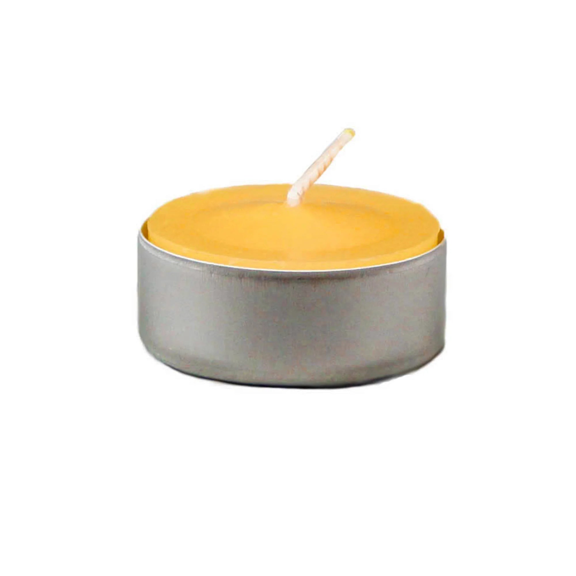 Beeswax Tealight Candle w/ Aluminum Cup