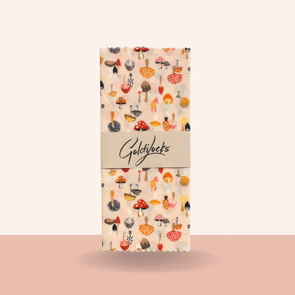 Beeswax Wraps - Mushrooms