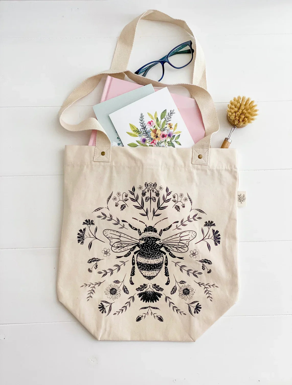 Tote Bag Organic Bumble Bee